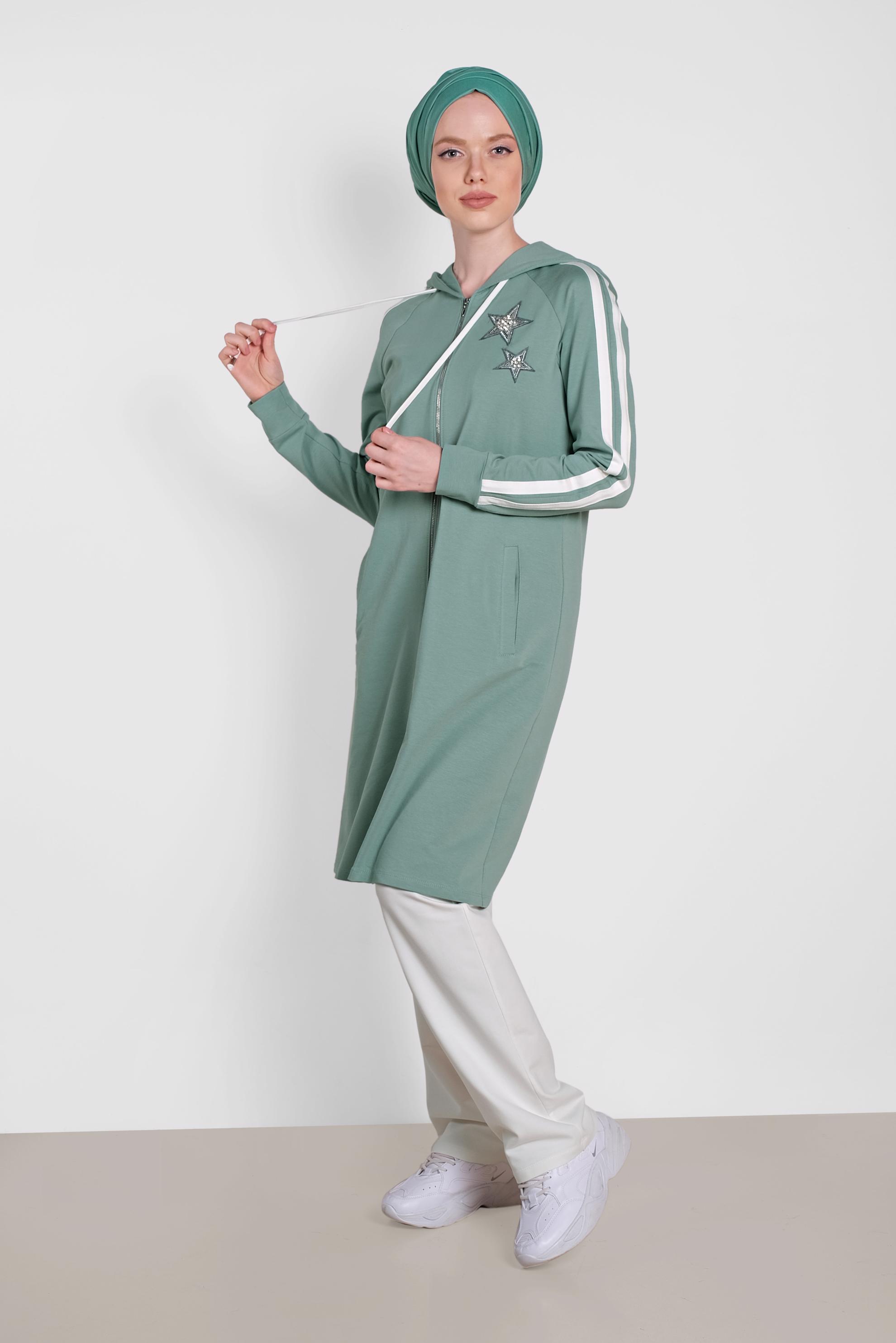 Hijab clothing GREEN 4272 MARİSS 2&prime;Lİ PANT.EŞF.TAKIM 38/44 TEK40