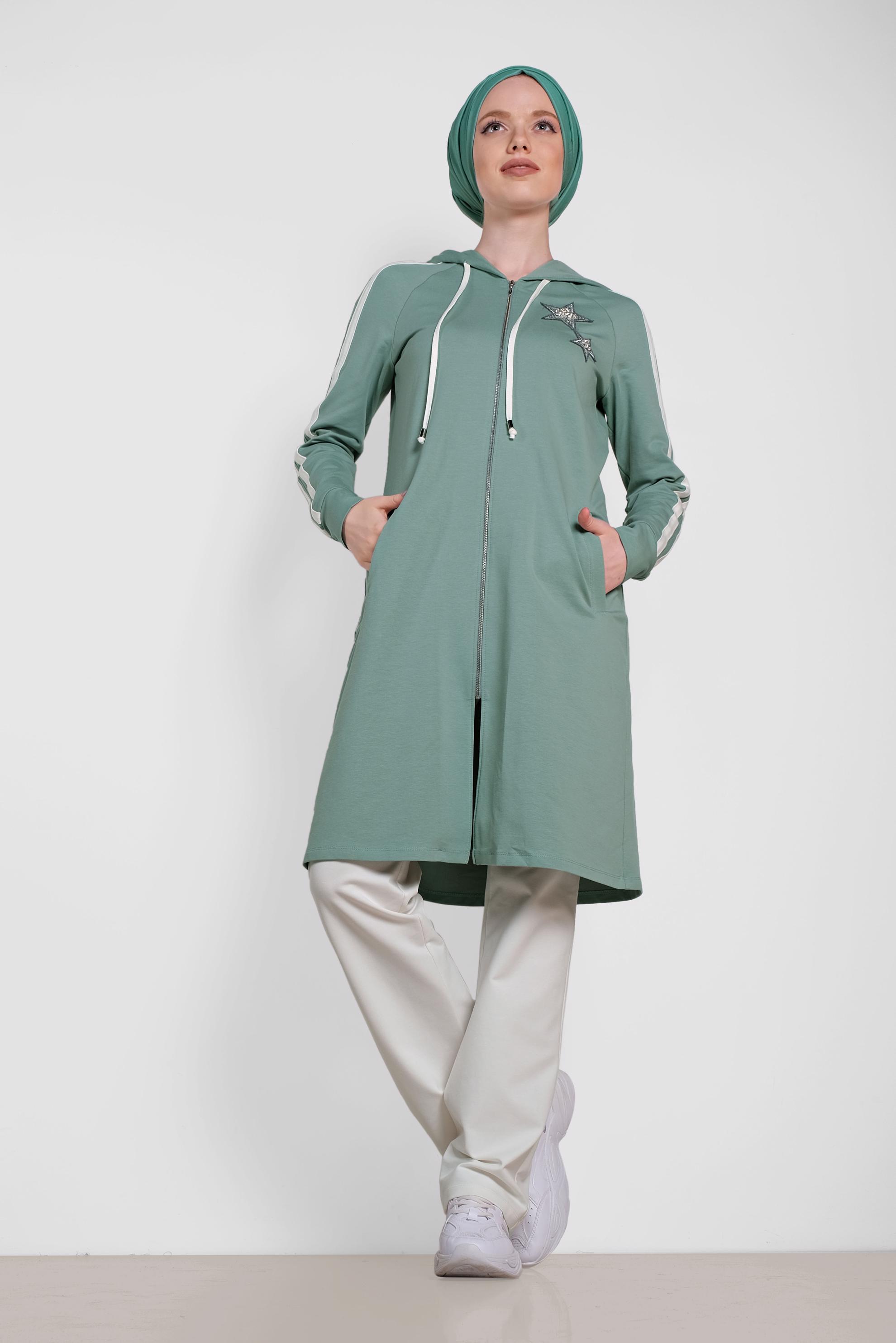 Hijab clothing GREEN 4272 MARİSS 2&prime;Lİ PANT.EŞF.TAKIM 38/44 TEK40