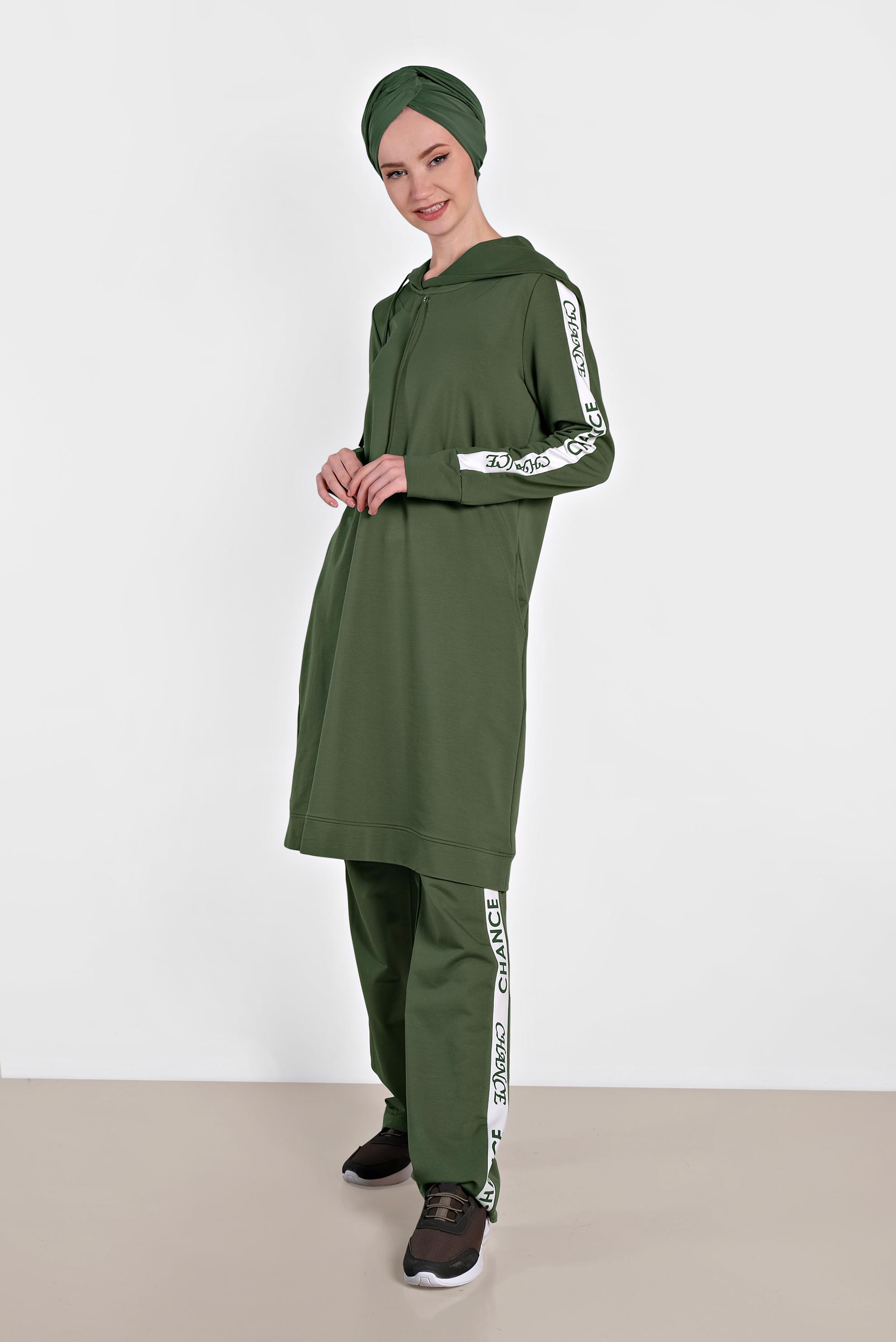 Hijab clothing KHAKI 4279 MARİSS 2&prime;Lİ PANT.EŞF.TAKIM 36/44 TEK38