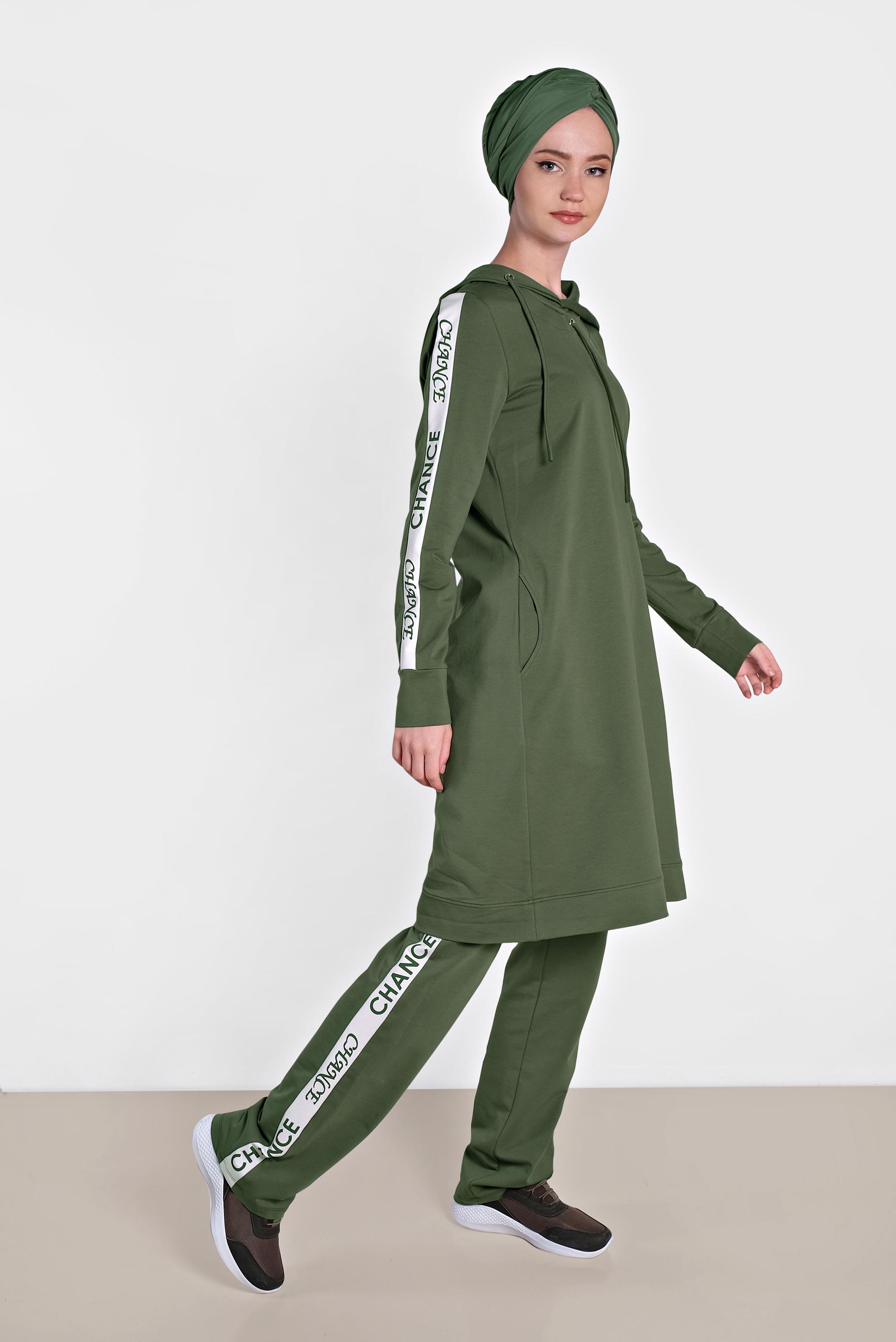 Hijab clothing KHAKI 4279 MARİSS 2&prime;Lİ PANT.EŞF.TAKIM 36/44 TEK38