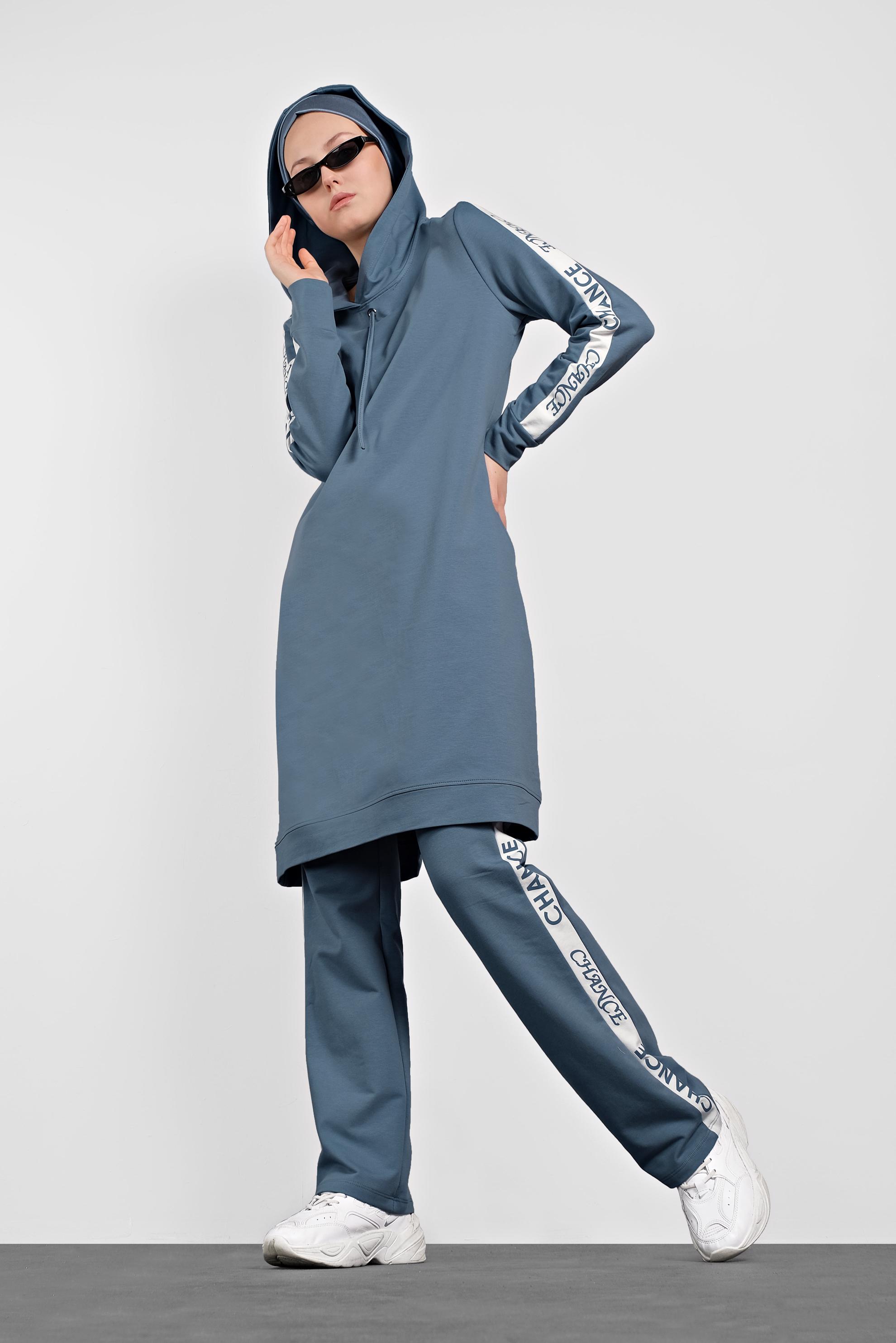 Hijab clothing BLUE 4279 MARİSS 2&prime;Lİ PANT.EŞF.TAKIM 36/44 TEK38