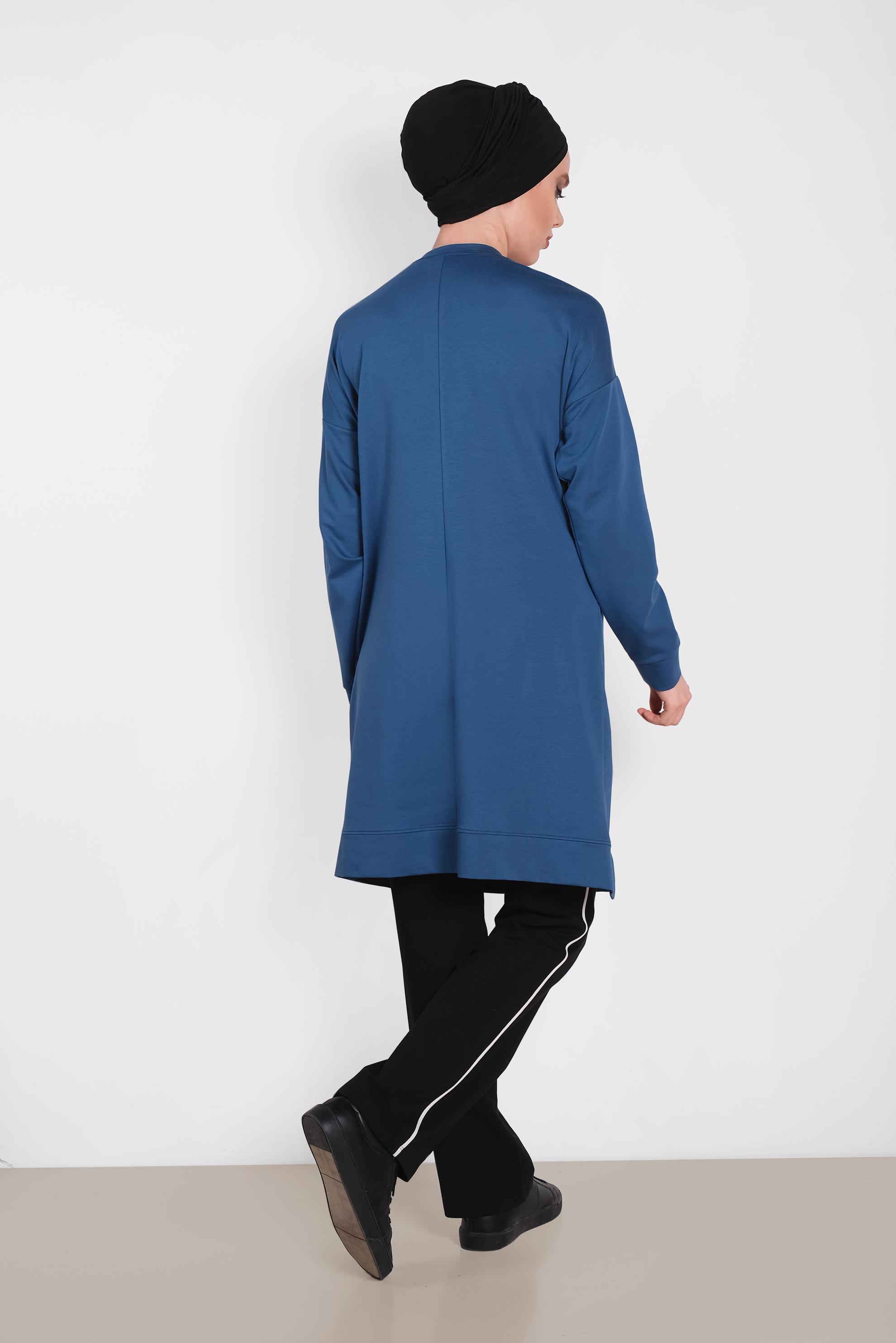 Hijab clothing NAVY BLUE 4902 MARİSS 2′Lİ PANT.EŞOFMAN TK.38/44 TEK38