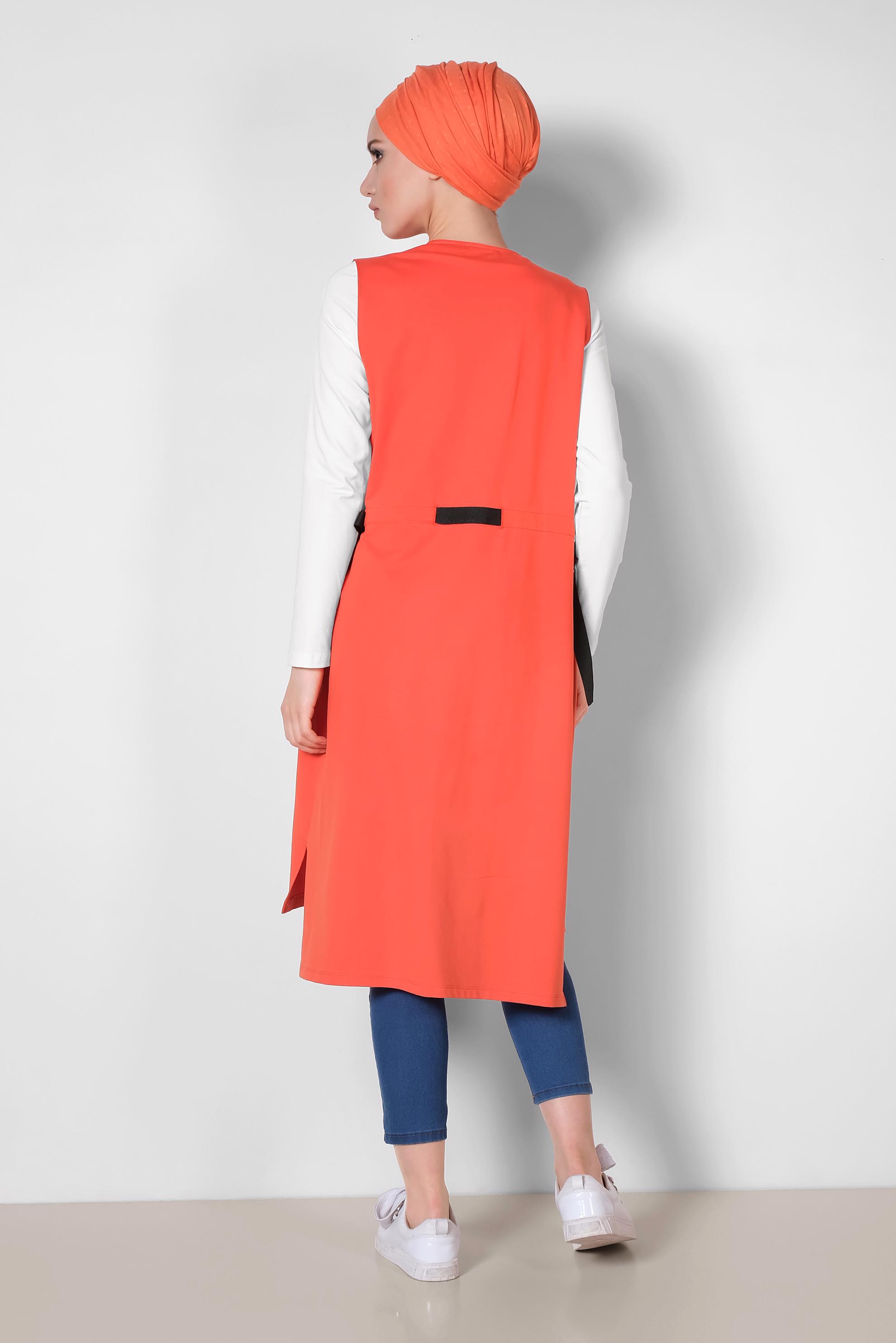 Hijab clothing ORANGE 4951 MARİSS 2′Lİ EŞOFMAN TUNİK 36/42