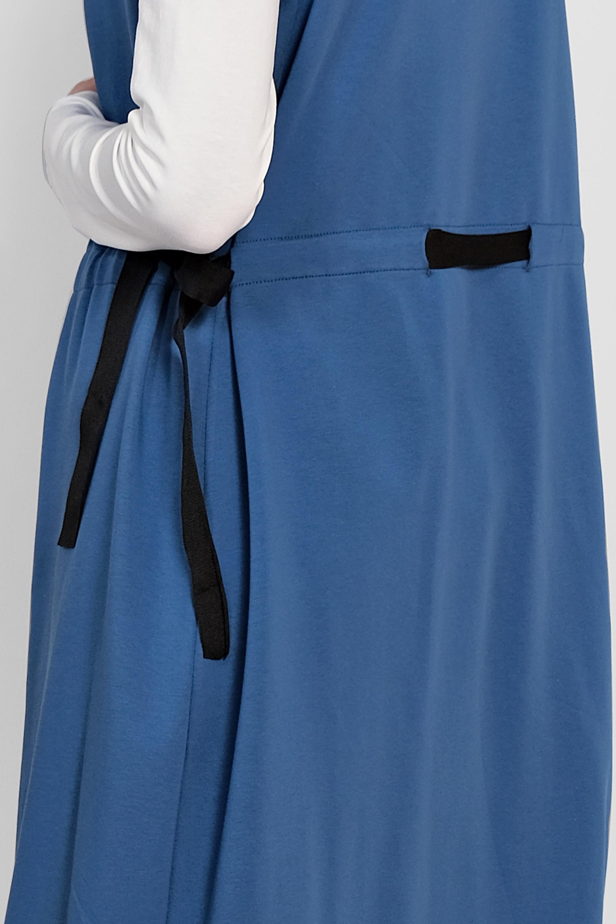 Hijab clothing NAVY BLUE 4951 MARİSS 2&prime;Lİ EŞOFMAN TUNİK 36/42