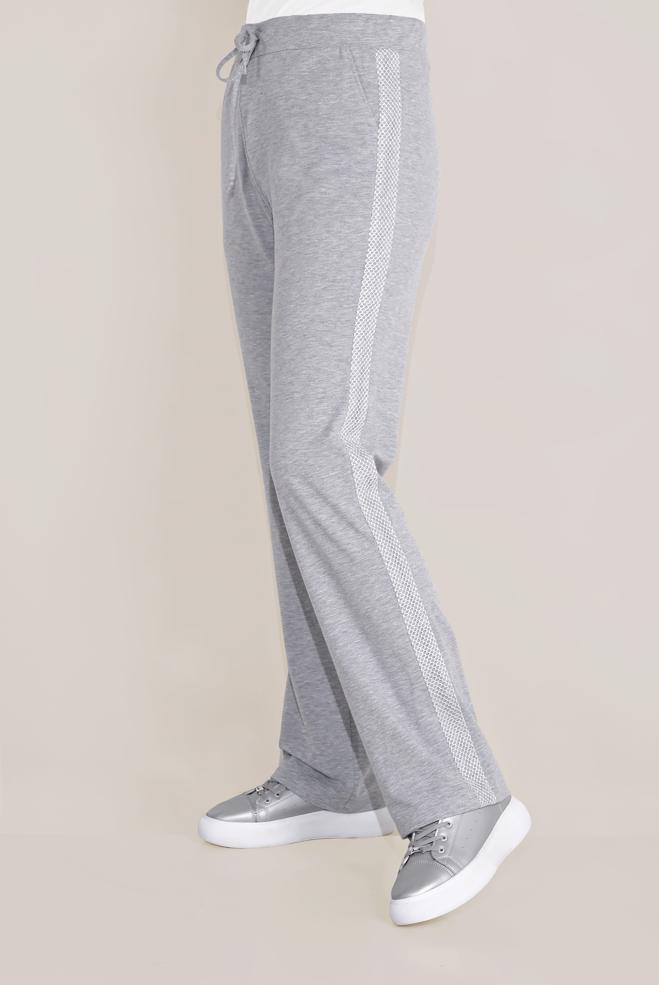 Vêtements hijab BEIGE DESSOUS SURVÊTEMENT EN COTON AVEC DÉTAILLES-BANDES 7602 - ALVİNA