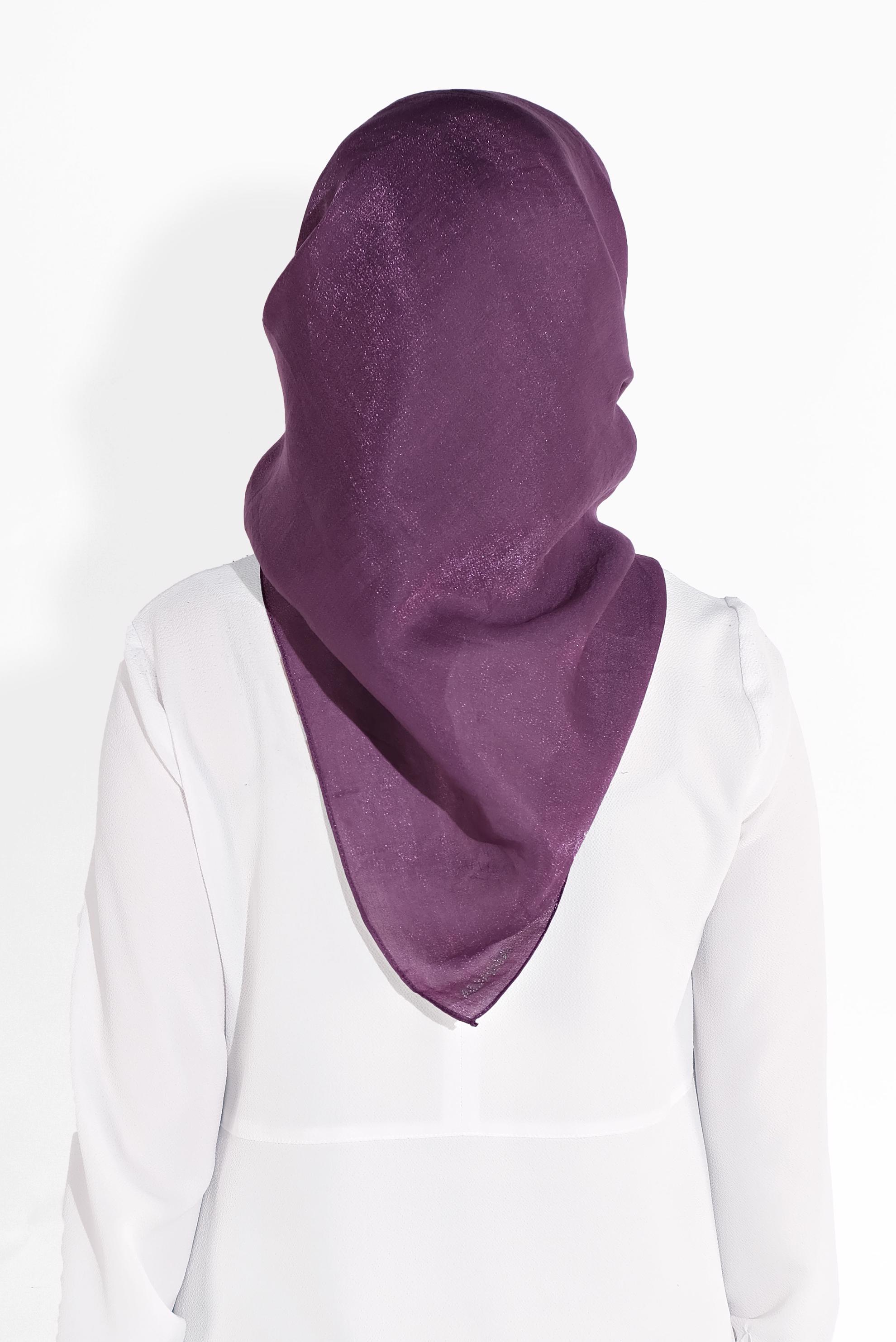 Tesettür giyim MOR 8022 ALVİNA KEHRİBAR EŞARP