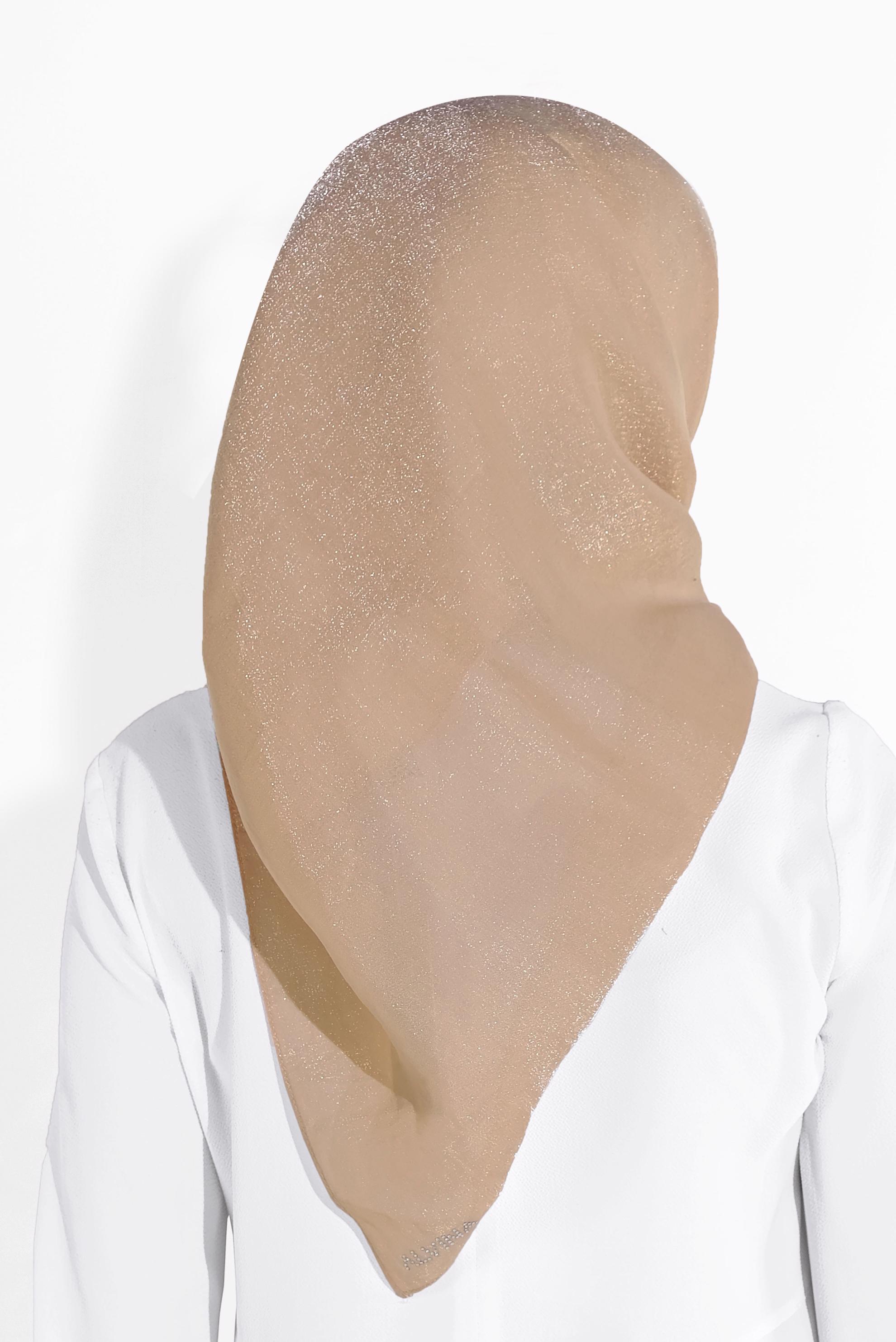 Tesettür giyim KAHVE 8022 ALVİNA KEHRİBAR EŞARP