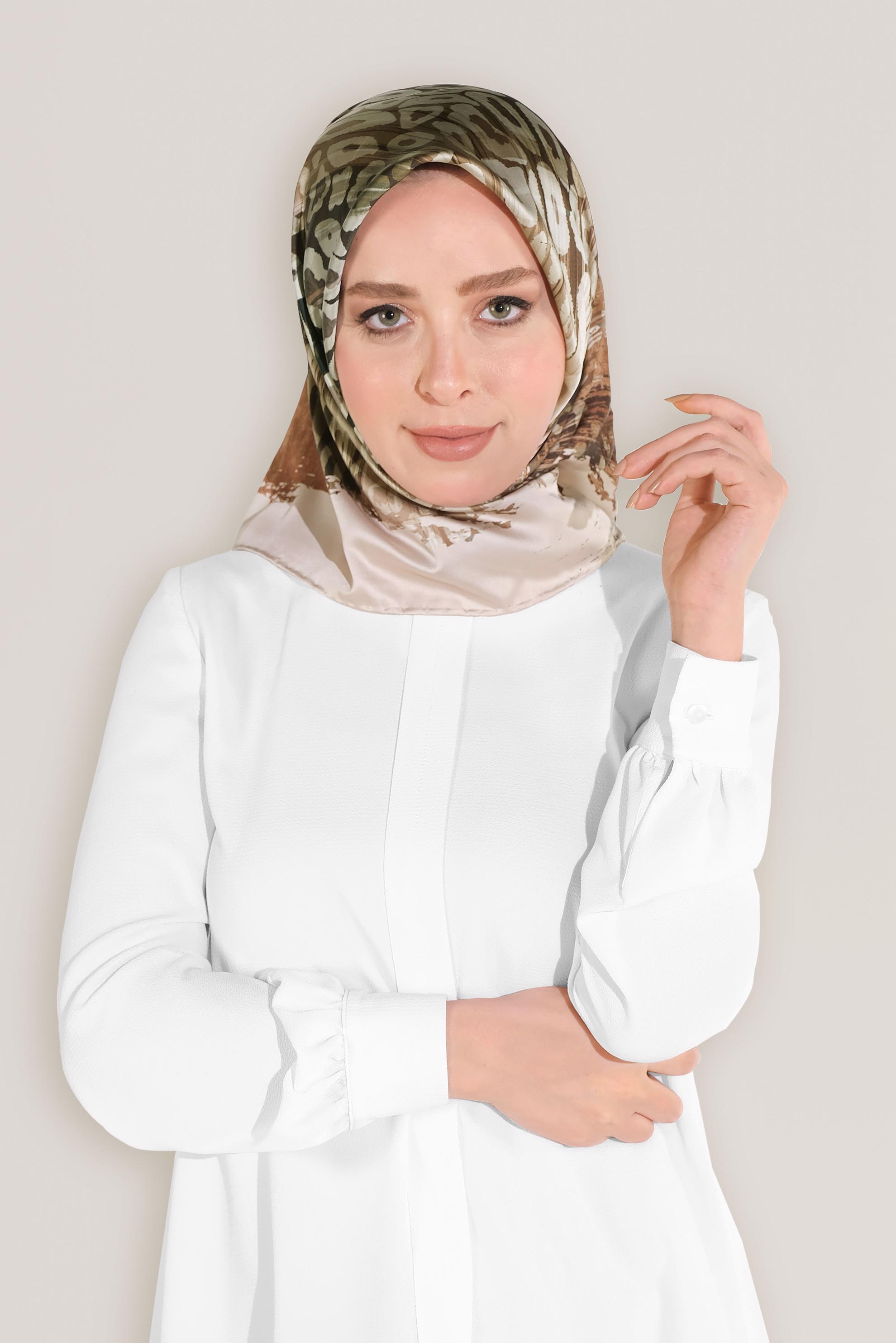 Tesettür giyim TABA 8030 ALVİNA DİJİTAL EŞARP