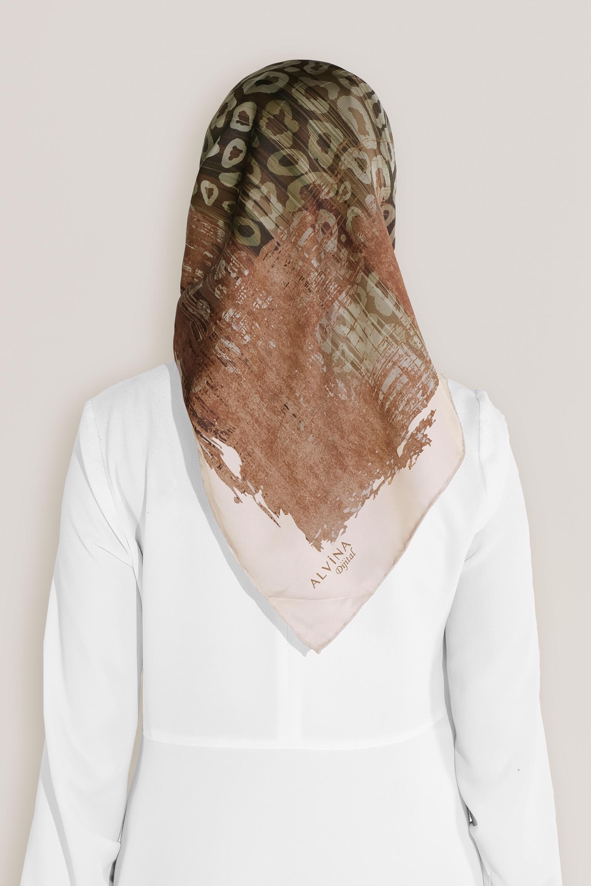 Tesettür giyim TABA 8030 ALVİNA DİJİTAL EŞARP