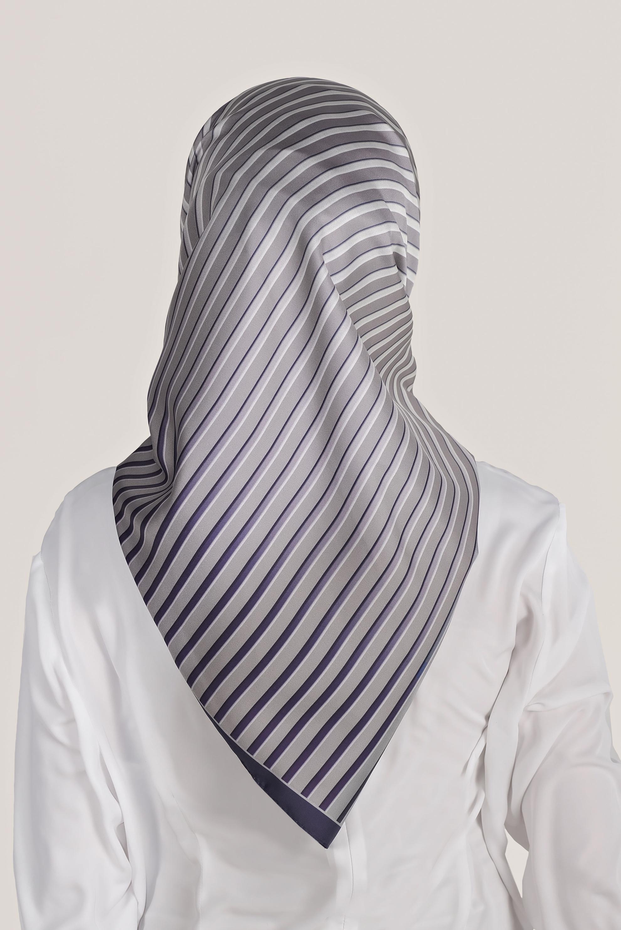 Tesettür giyim MOR ALVİNA DİJİTAL TWİLL EŞARP 8031 