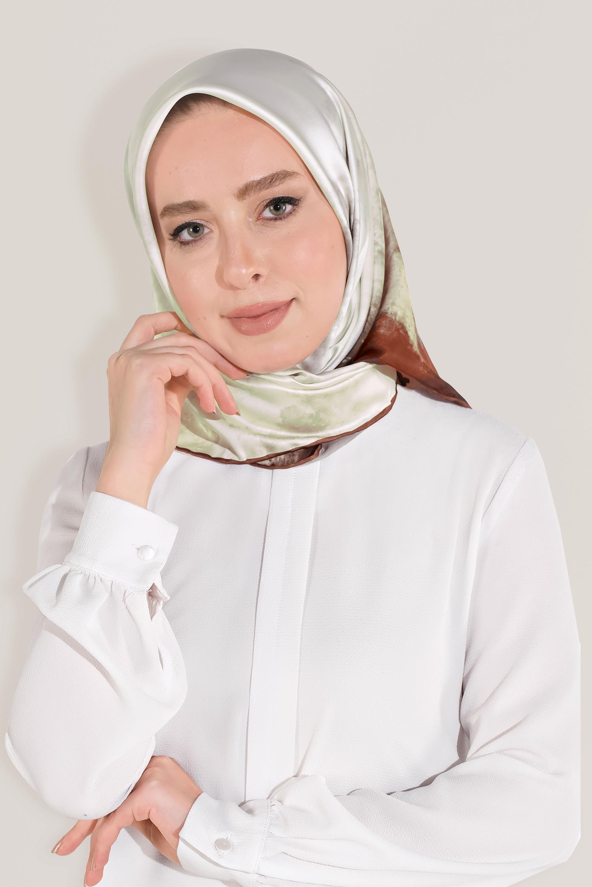 Tesettür giyim TABA 8035 ALVİNA DİJİTAL EŞARP