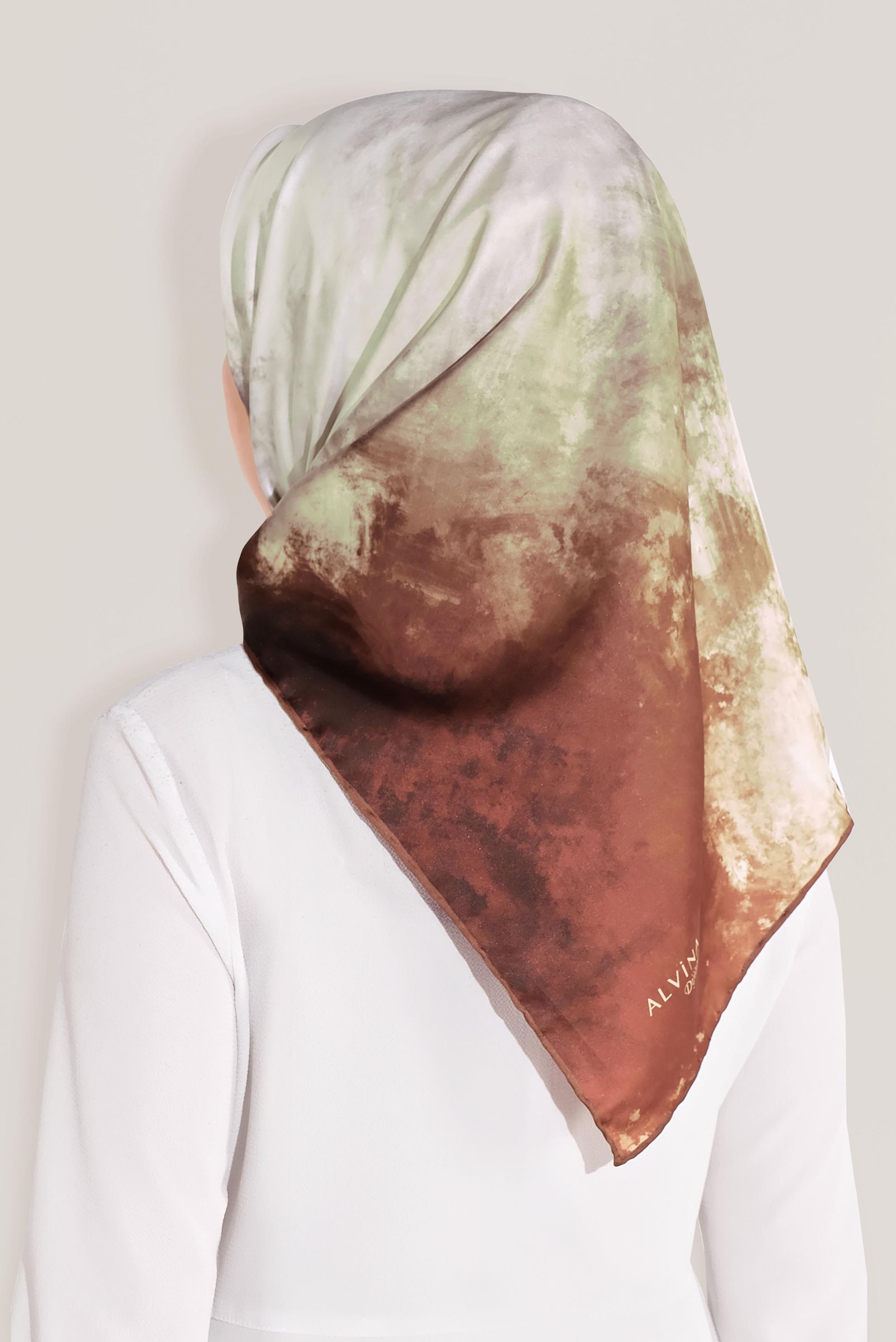 Tesettür giyim TABA 8035 ALVİNA DİJİTAL EŞARP