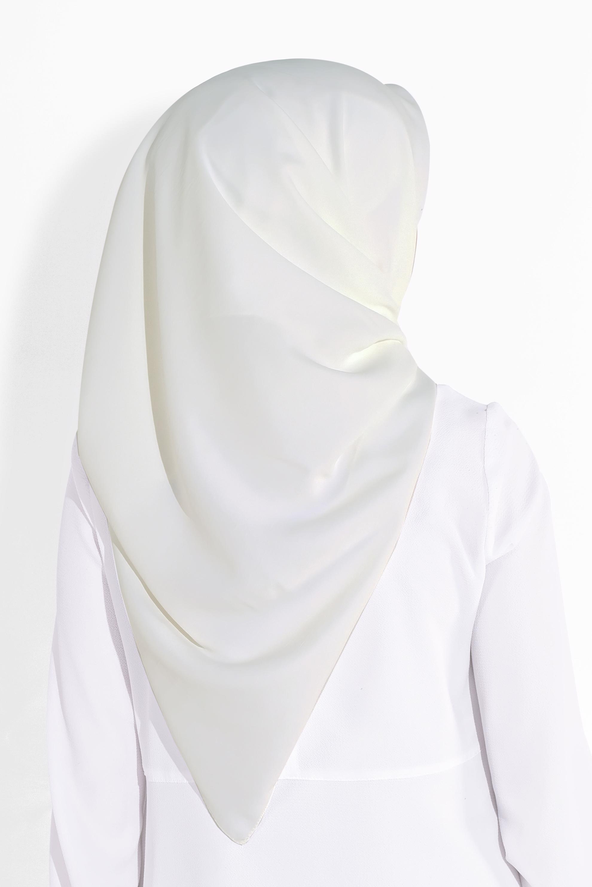 Tesettür giyim EKRU 8037 ALVİNA ARYA EŞARP