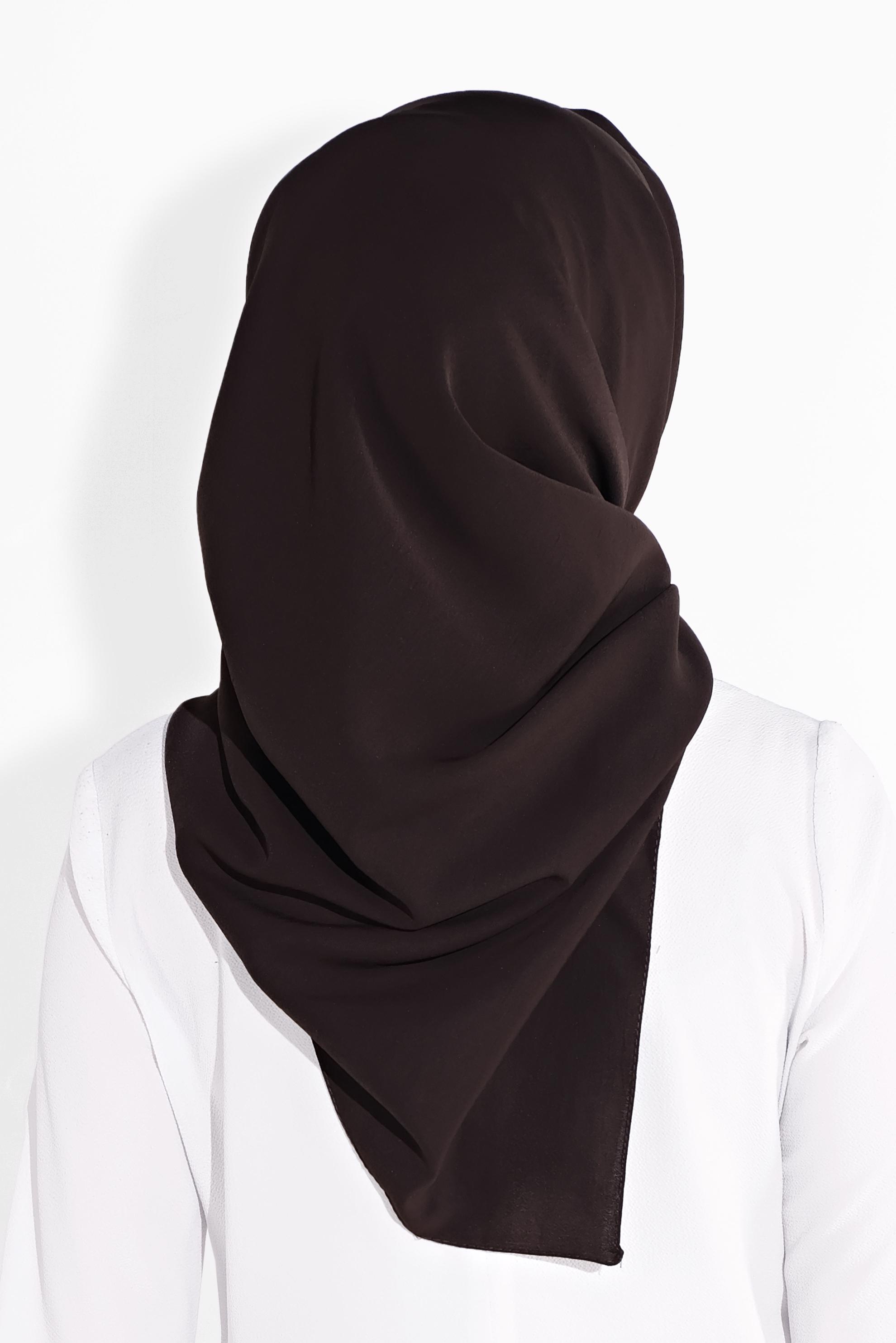 Tesettür giyim KAHVE 8037 ALVİNA ARYA EŞARP