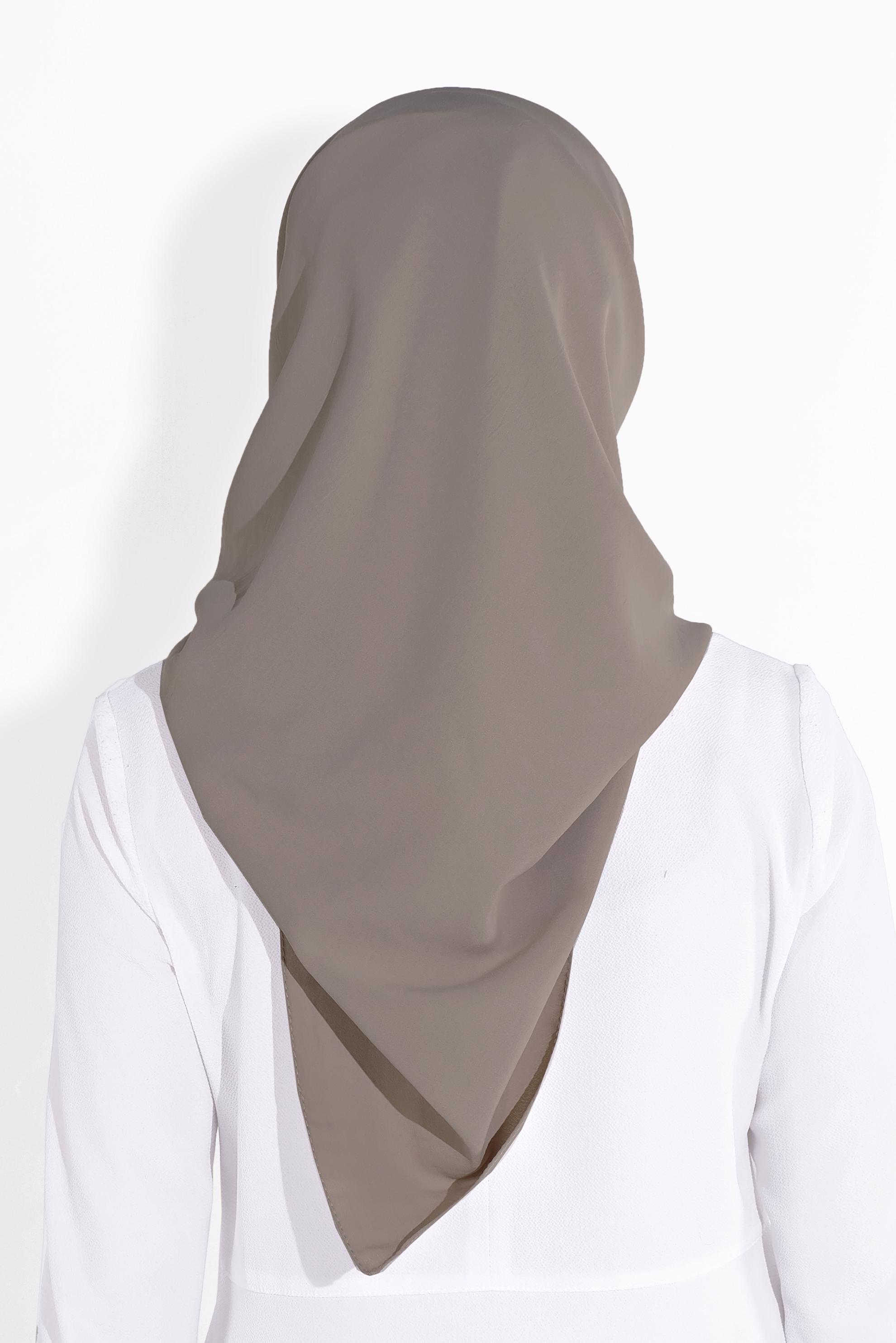 Tesettür giyim VİZON 8037 ALVİNA ARYA EŞARP