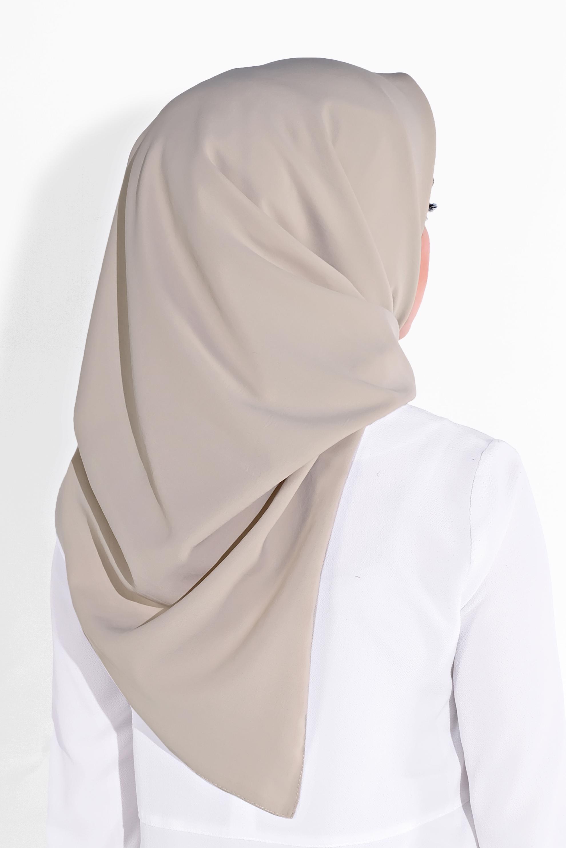 Tesettür giyim BEJ 8037 ALVİNA ARYA EŞARP