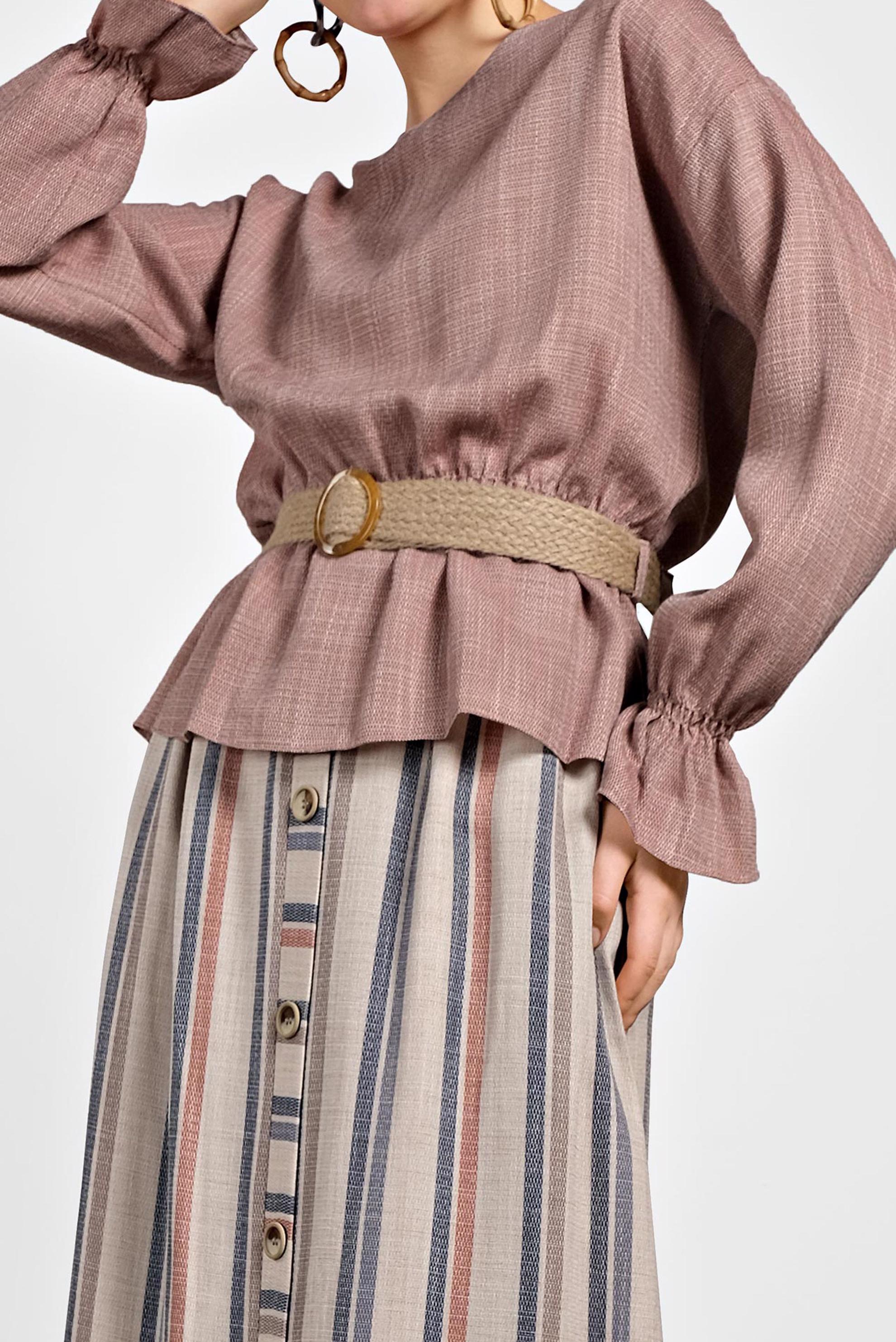 Hijab clothing BEIGE  SKIRTED SUIT 4344-1