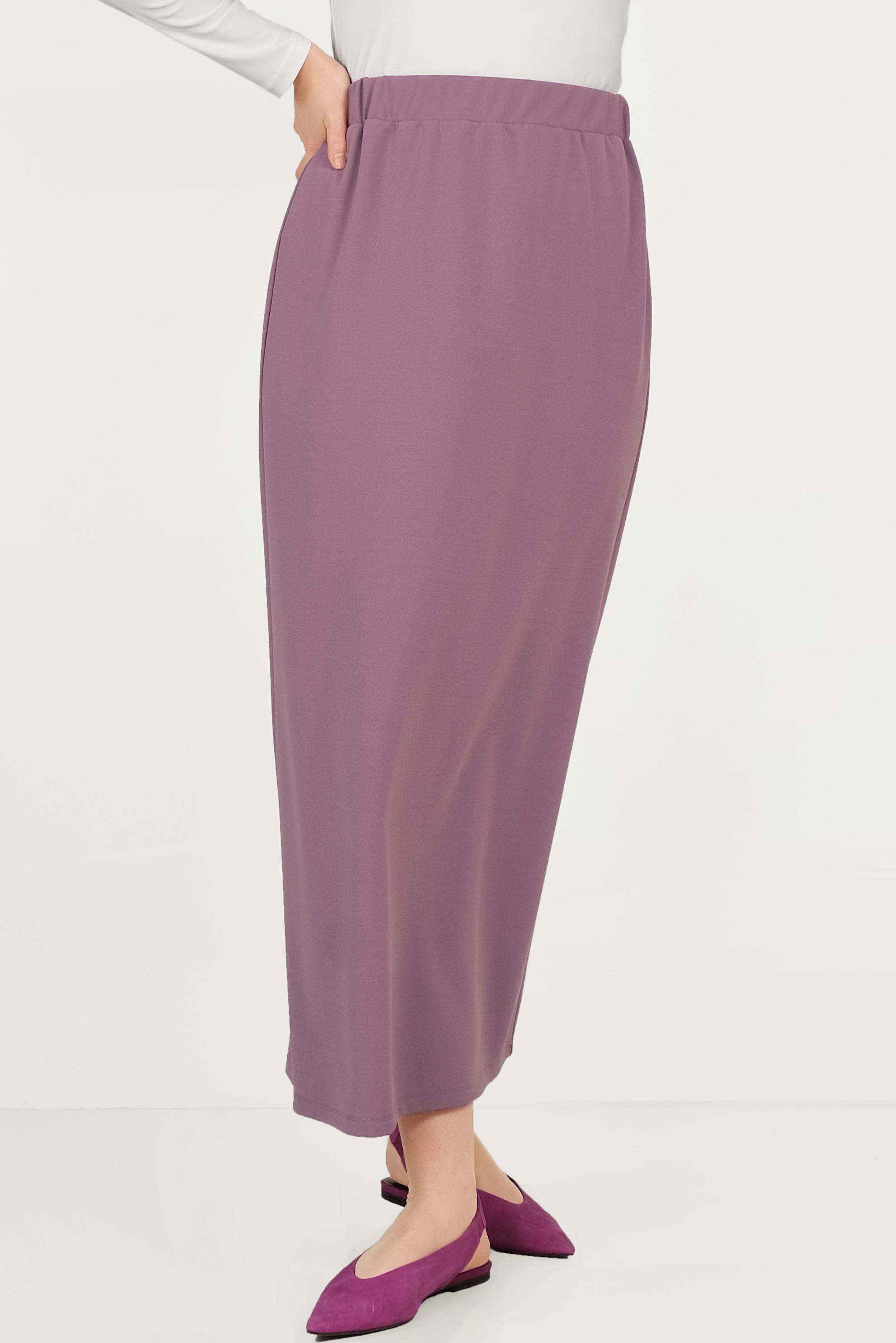 Hijab clothing PINK ELASTIC-WAIST SKIRT 60061 