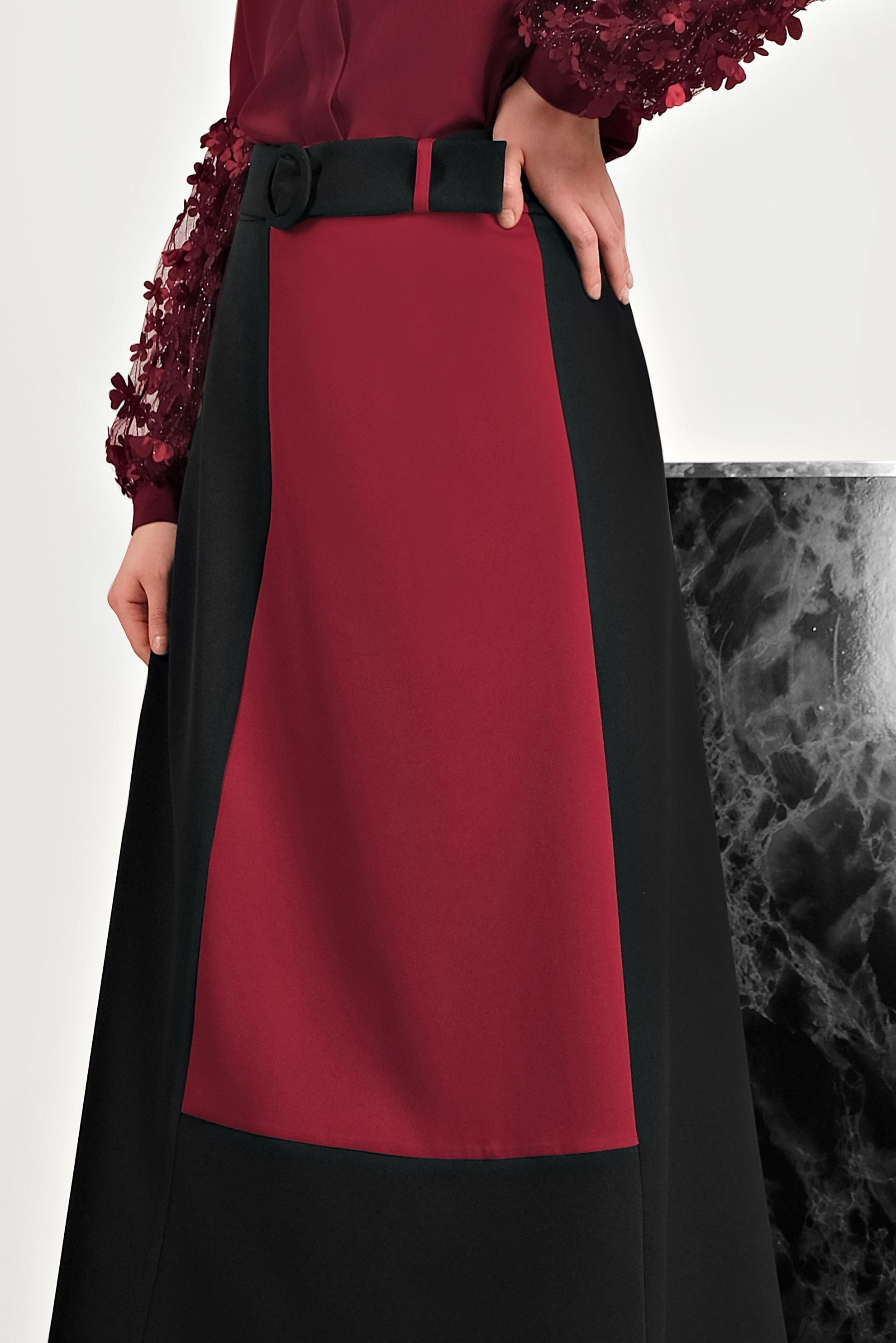 Hijab clothing BLACK 2-COLOR SKIRT 60072 