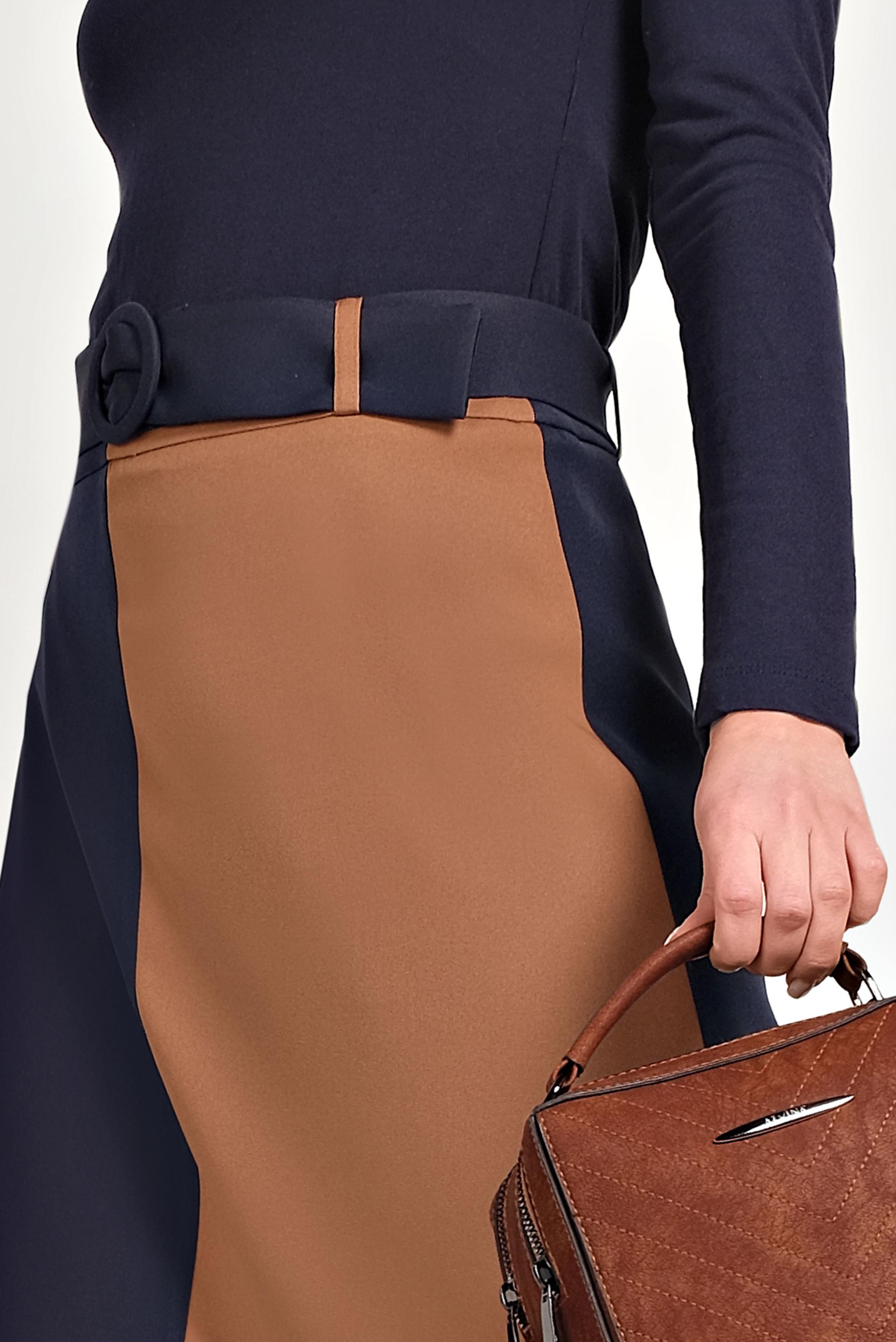 Hijab clothing NAVY BLUE 2-COLOR SKIRT 60072 