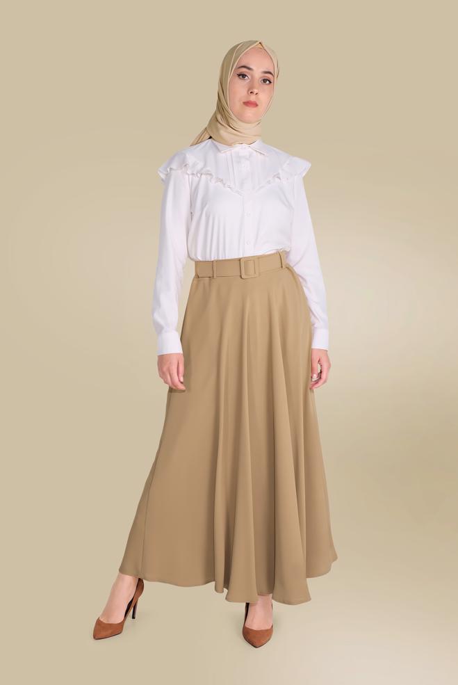 Tesettür giyim  SALAŞ ÇAN ETEK 60085 - ALVİNA