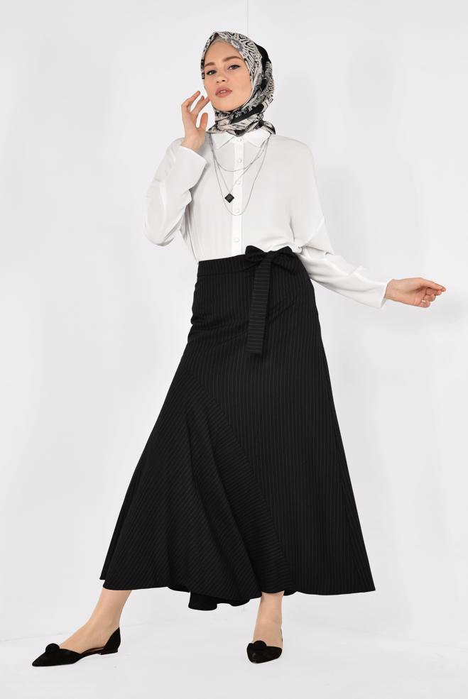 Tesettür giyim  Çizgili Desenler - ALVİNA