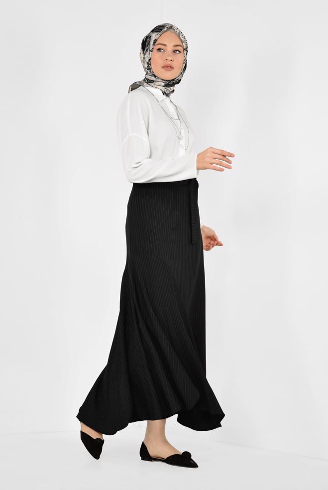 Tesettür giyim  Çizgili Desenler - ALVİNA