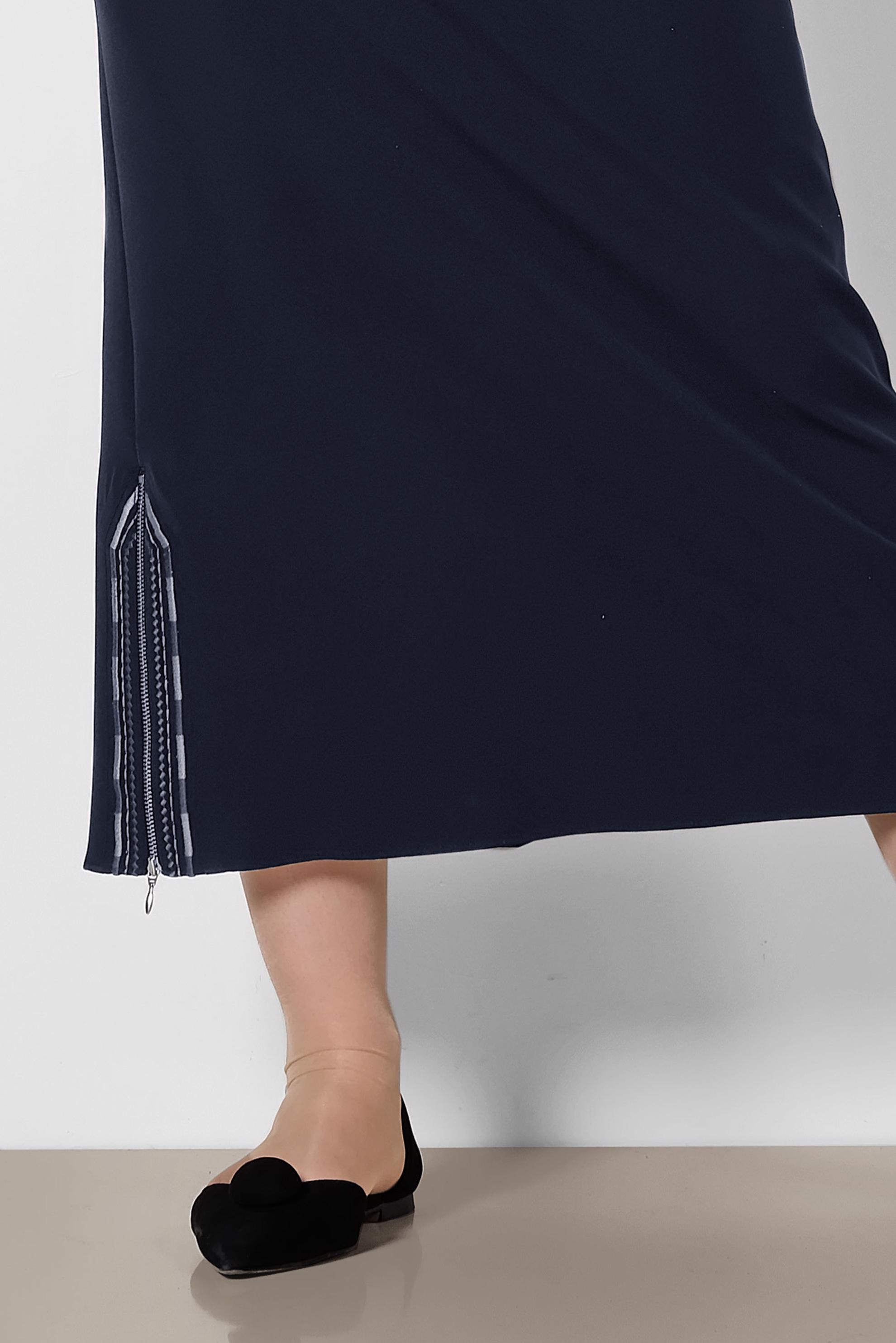 Tesettür giyim LACİVERT 6382 NEW ZADE ETEK 38/46 TEK40