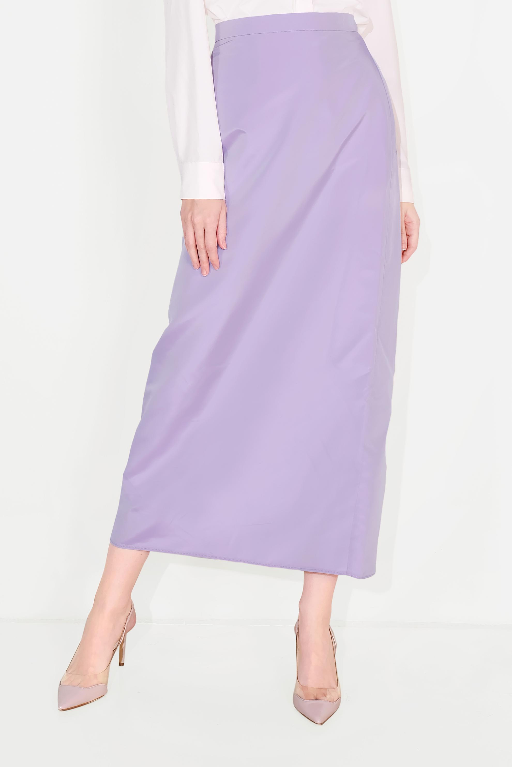 Hijab clothing PURPLE  Classic Cut Skirt 6386 