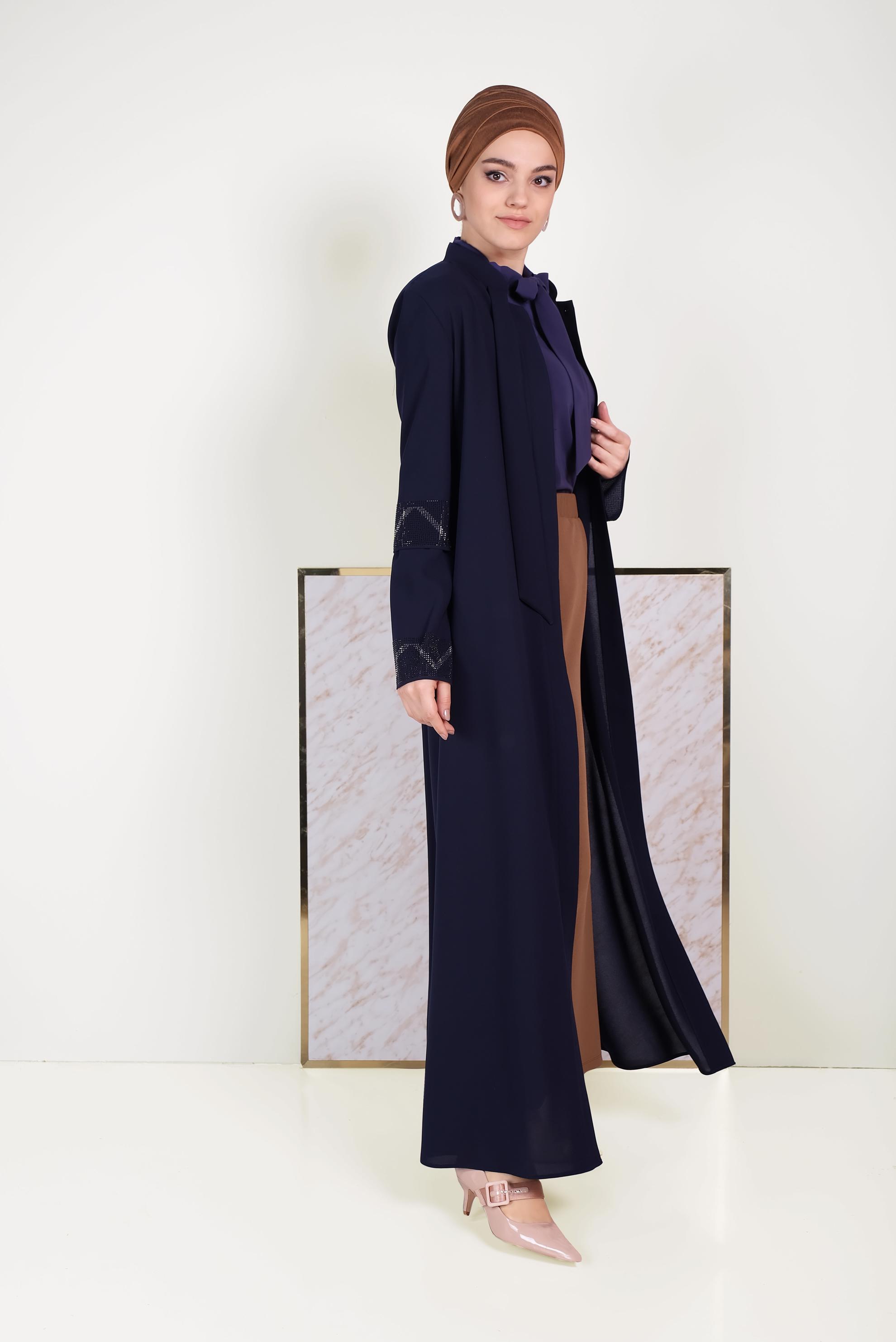 Hijab clothing NAVY BLUE 80003 CASSLE FERACE 40/46