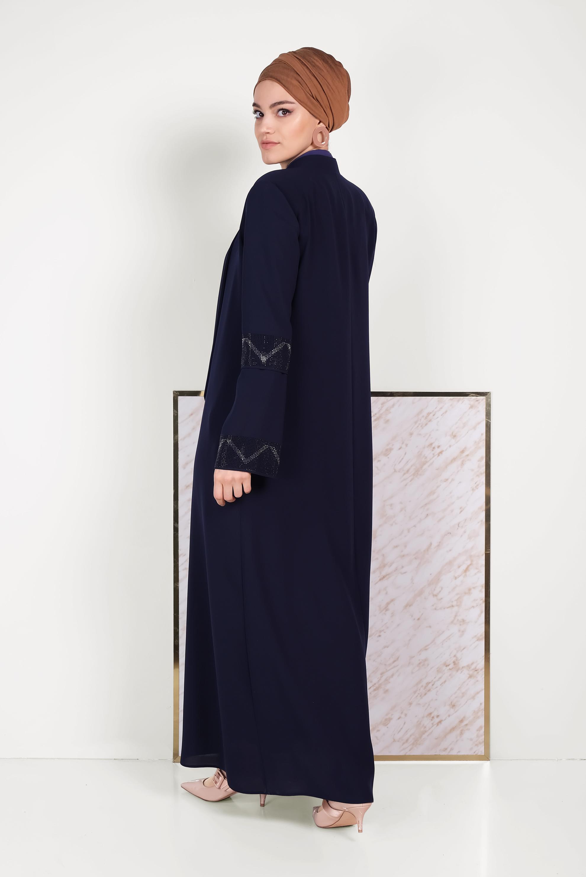 Hijab clothing NAVY BLUE 80003 CASSLE FERACE 40/46