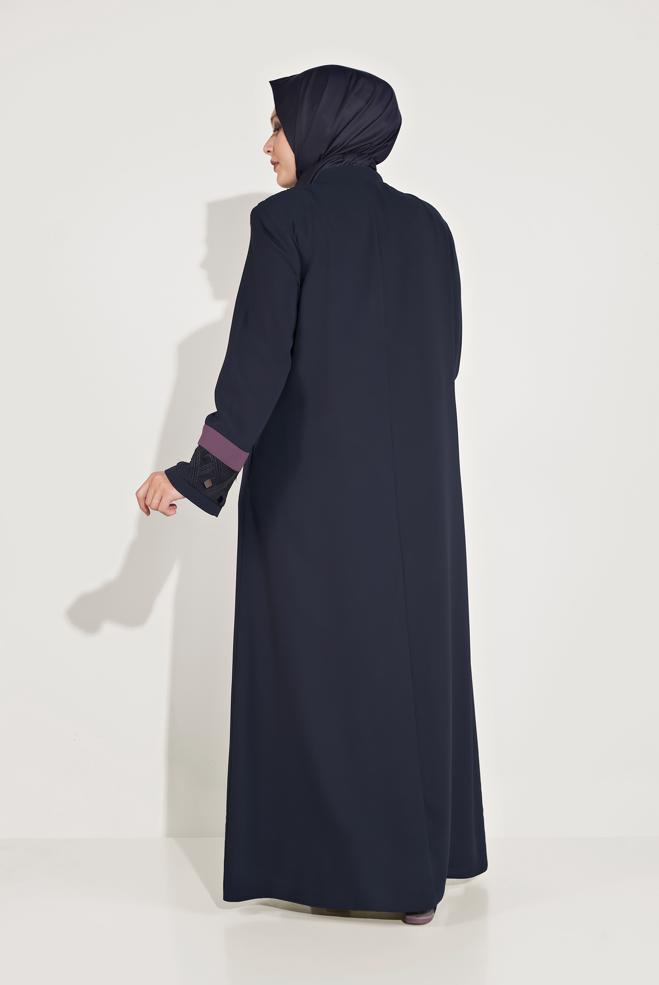 Vêtements hijab BLEU MARINE 80004 CASSLE FERACE 42/48 - ALVİNA