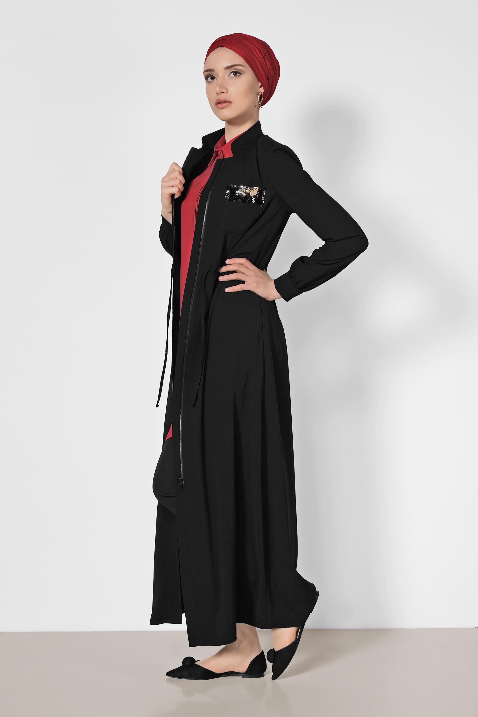 Hijab clothing BLACK 8315 MEDY 01 FERACE 38/46 TEK40