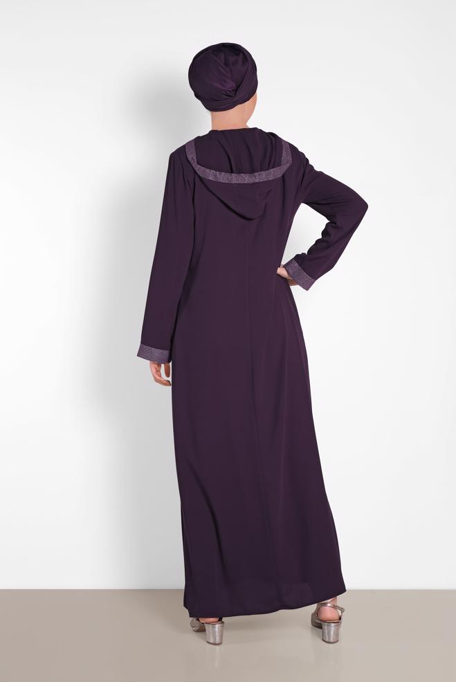 Vêtements hijab PRUNE 8324 ALEYNA FERACE 40/48 TEK38 - ALVİNA