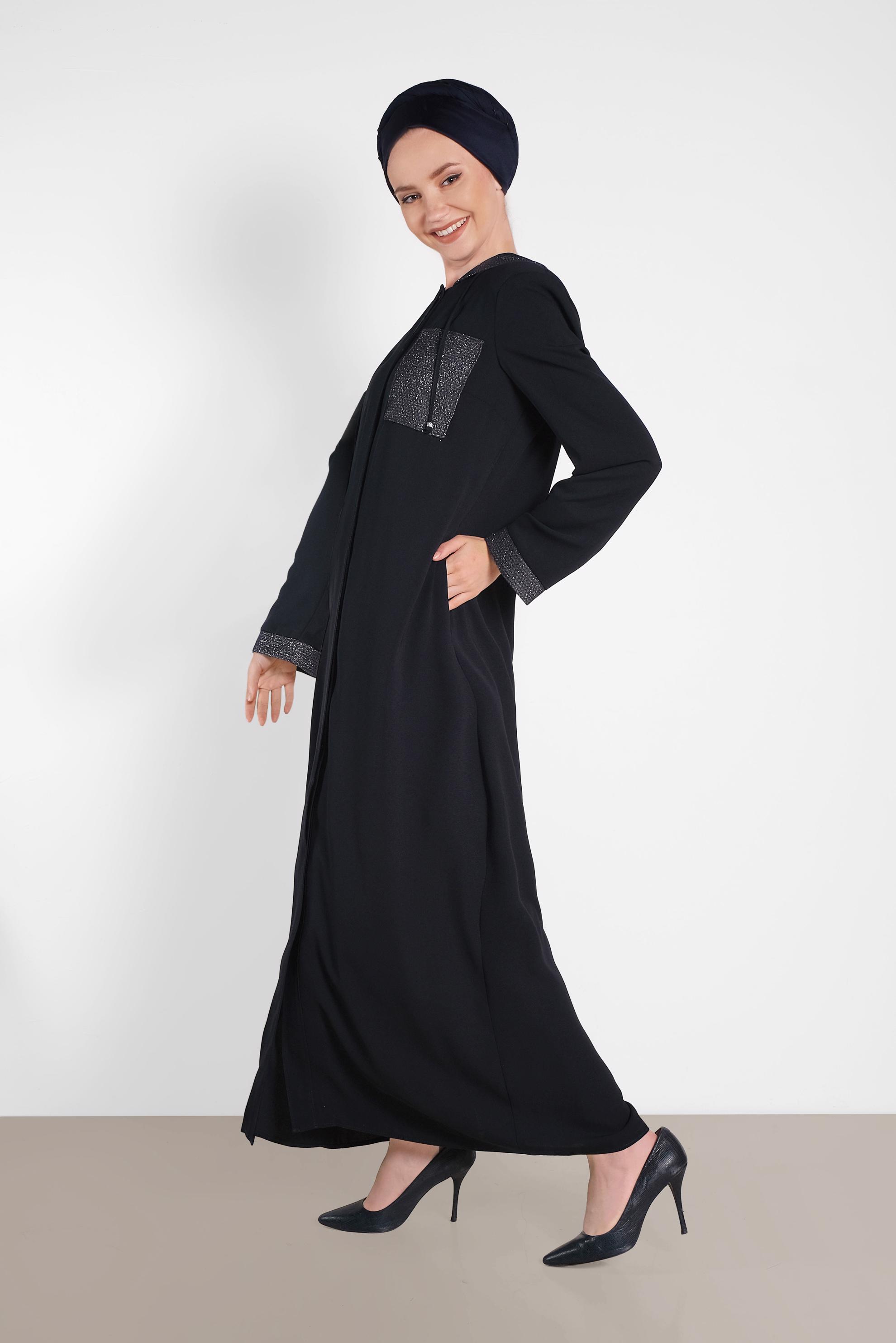 Hijab clothing NAVY BLUE 8324 ALEYNA FERACE 40/48 TEK38