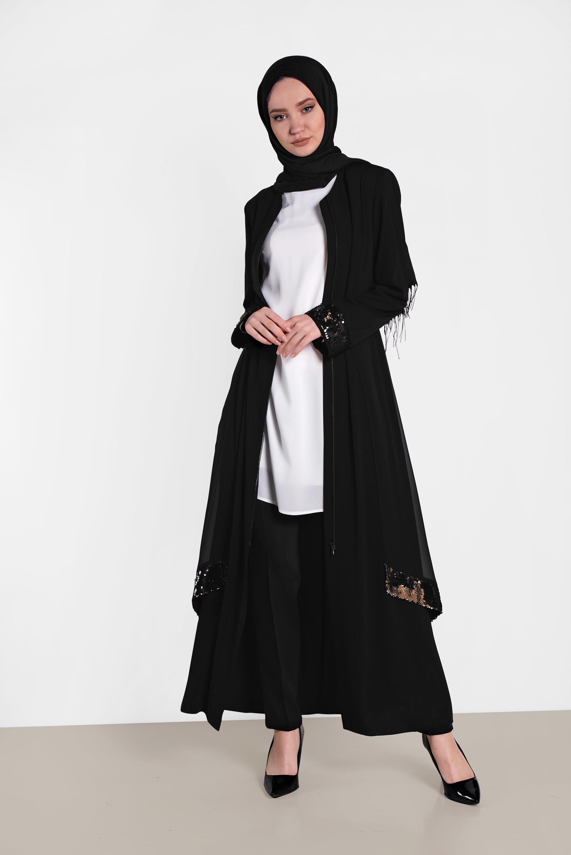 Hijab clothing BLACK 8326 MEDY 01 FERACE 38/46 TEK40