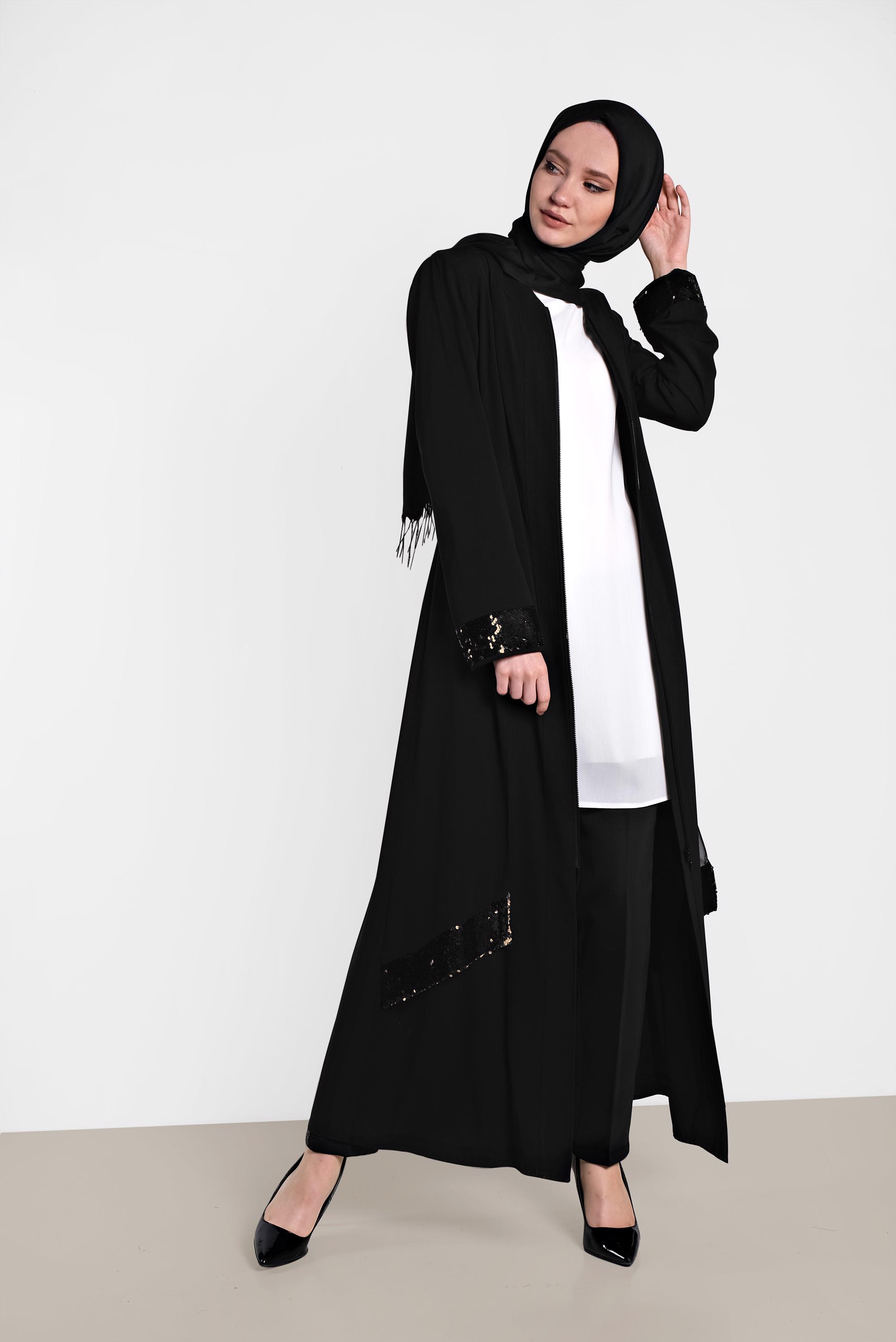 Hijab clothing BLACK 8326 MEDY 01 FERACE 38/46 TEK40