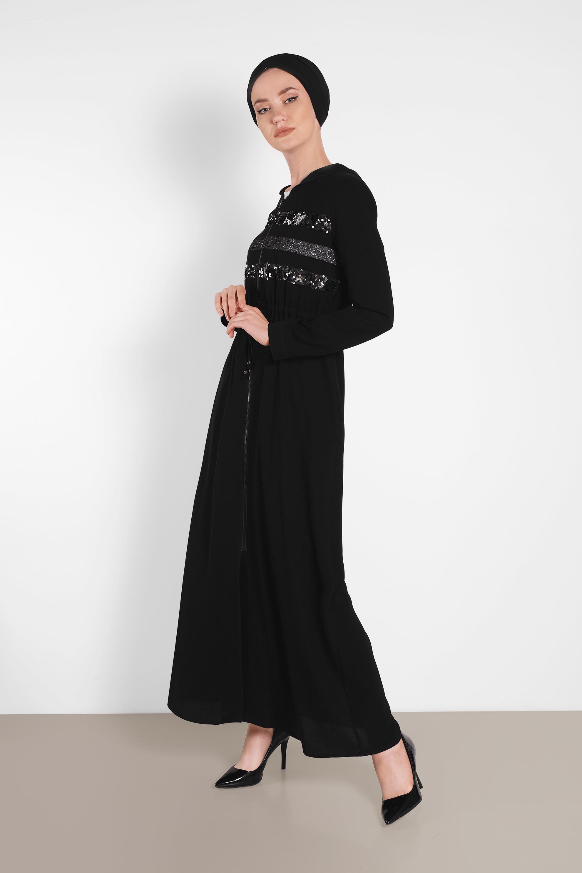 Hijab clothing BLACK 8327 ALEYNA FERACE 38/44