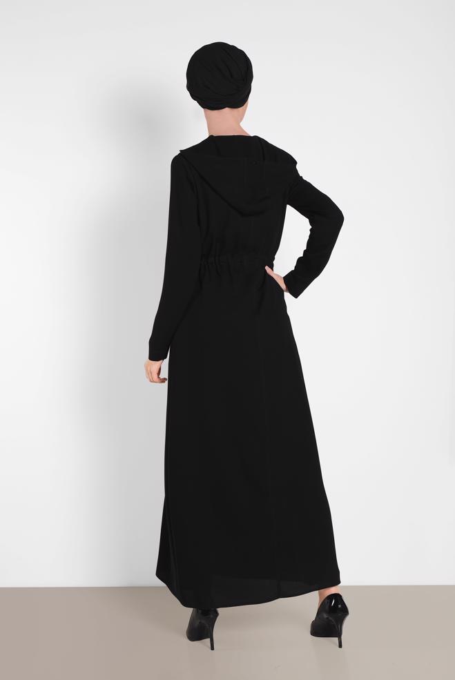 Vêtements hijab NOIR 8327 ALEYNA FERACE 38/44 - ALVİNA