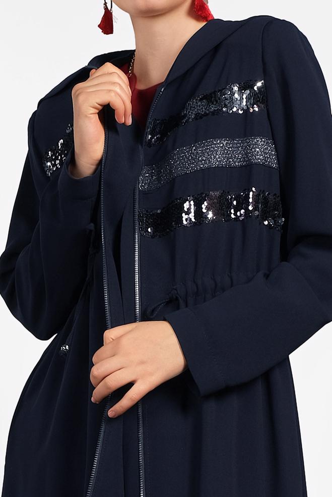 Vêtements hijab BLEU MARINE 8327 ALEYNA FERACE 38/44 - ALVİNA