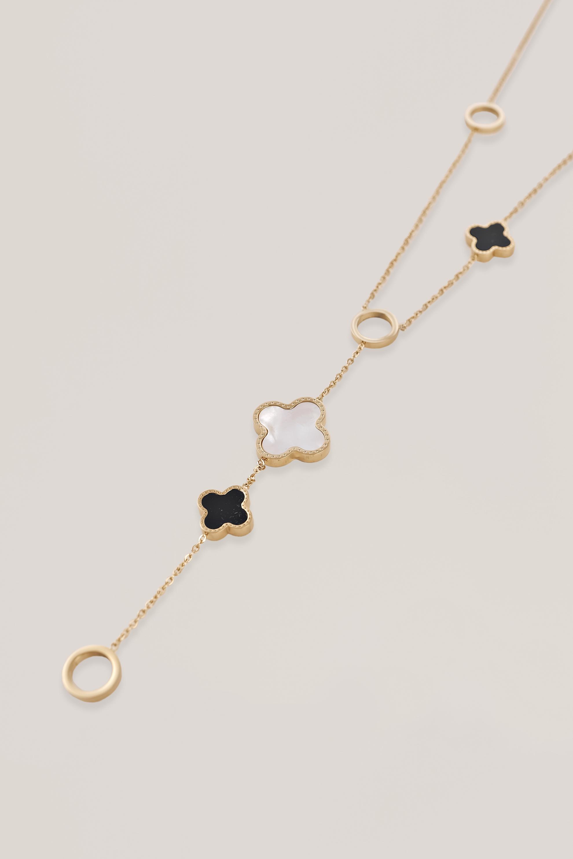 Hijab clothing GOLD 3009 ALVİNA ÇELİK KOLYE