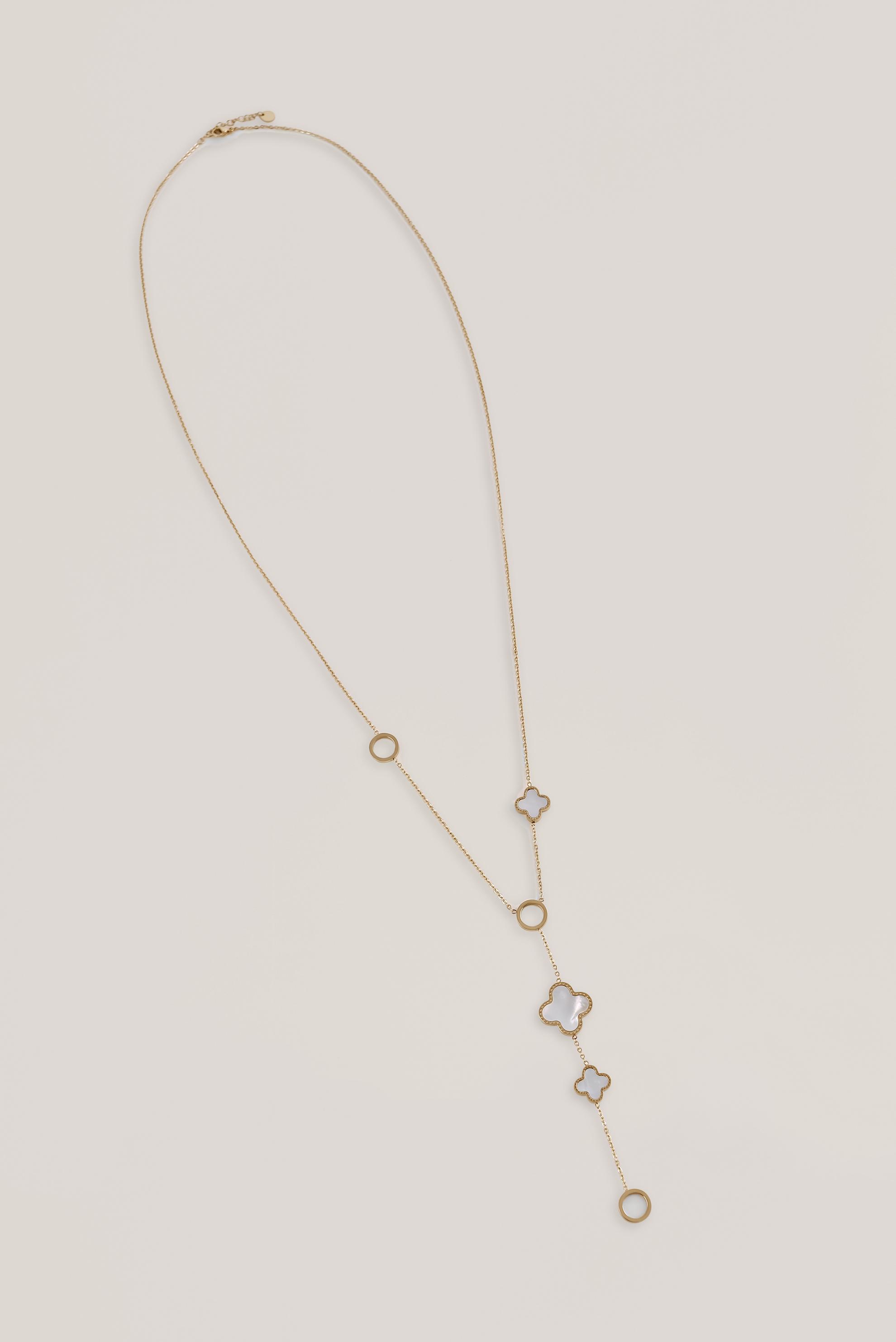 Hijab clothing GOLD 3009 ALVİNA ÇELİK KOLYE