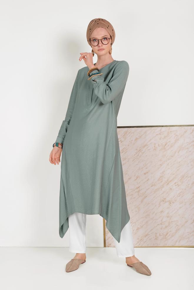 Tesettür giyim  CEPLİ HAVUÇ MODEL PANTOLON 70050 - ALVİNA