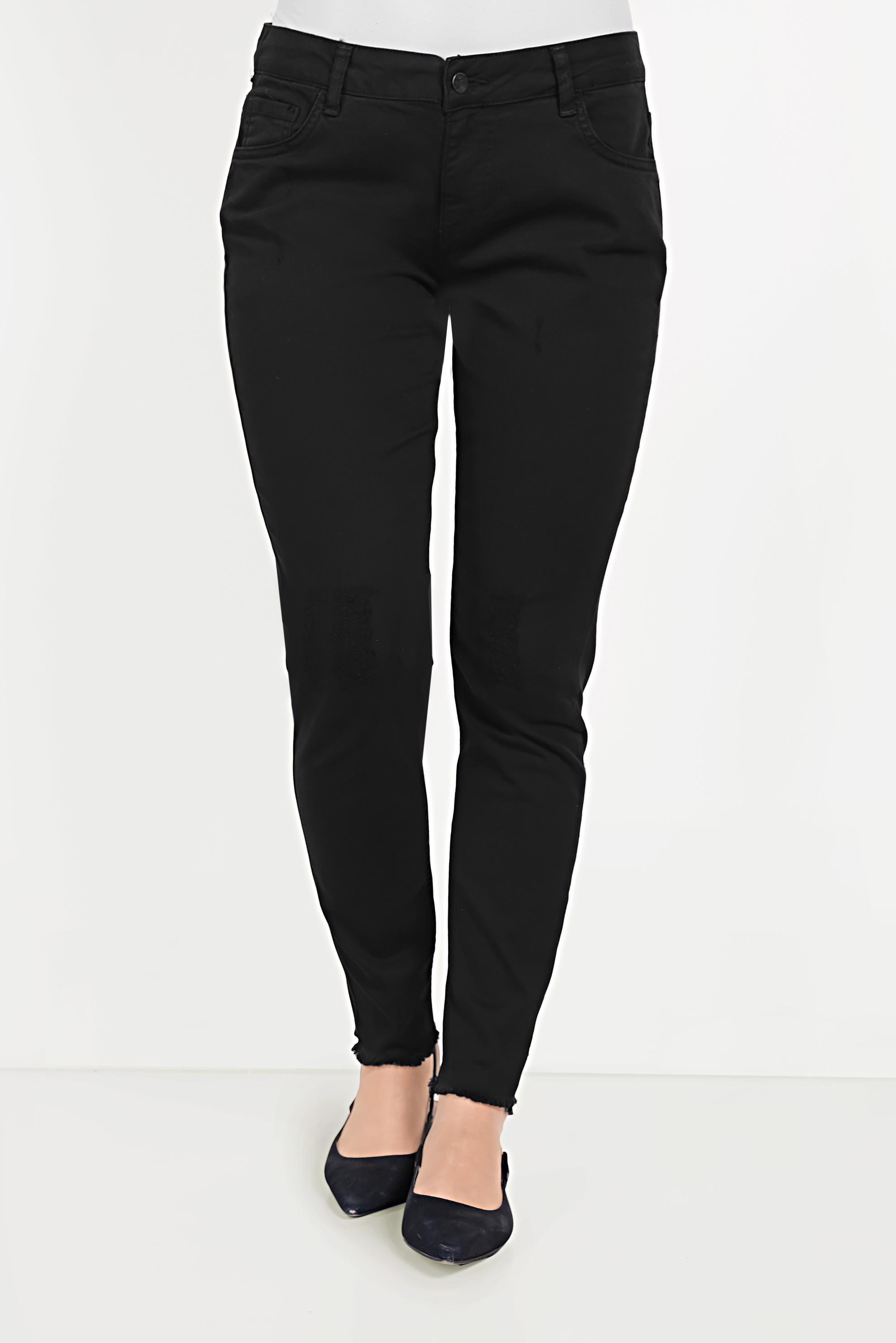 Tesettür giyim SİYAH YÜKSEK BEL DENİM PANTOLON 70055