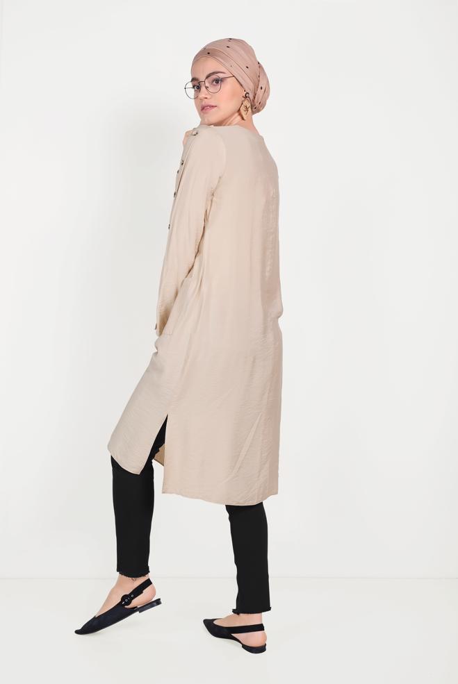 Hijab clothing BLACK 70055 GİZELLLA PANTOLON 36/44 - ALVİNA