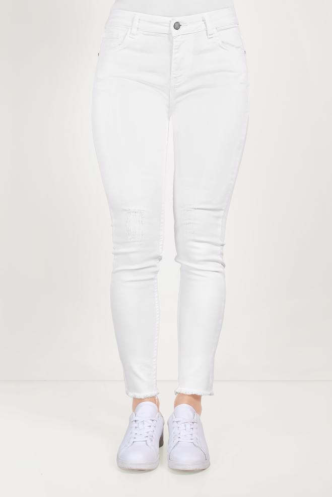 Hijab clothing WHITE 70055 GİZELLLA PANTOLON 36/44 - ALVİNA