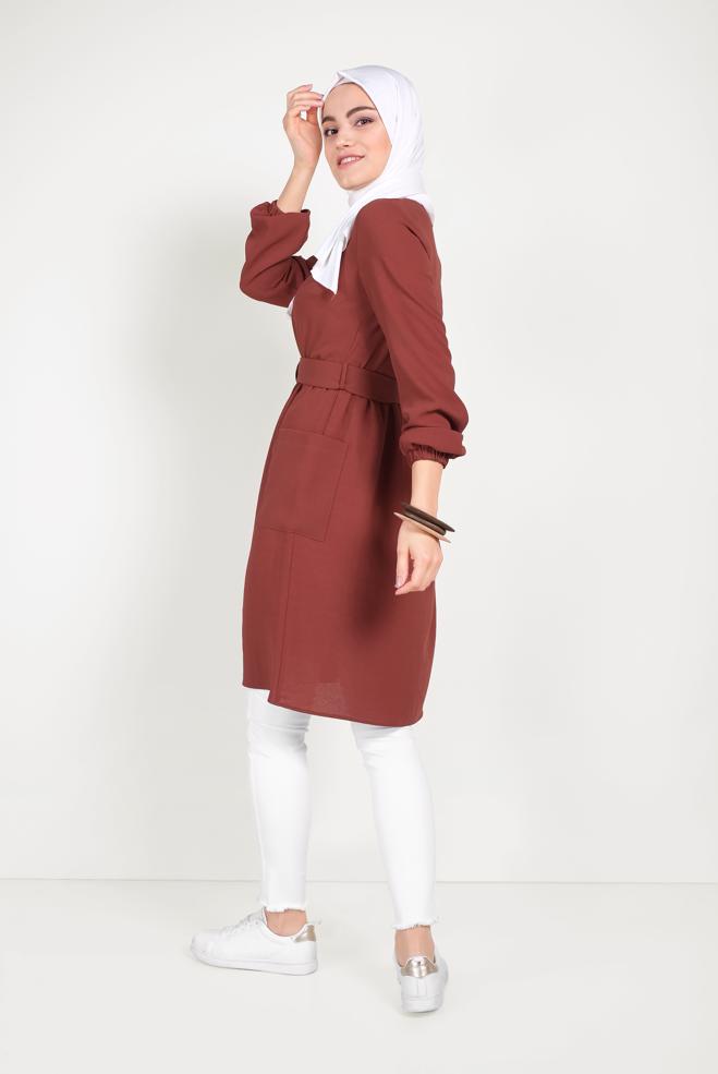 Hijab clothing WHITE 70055 GİZELLLA PANTOLON 36/44 - ALVİNA