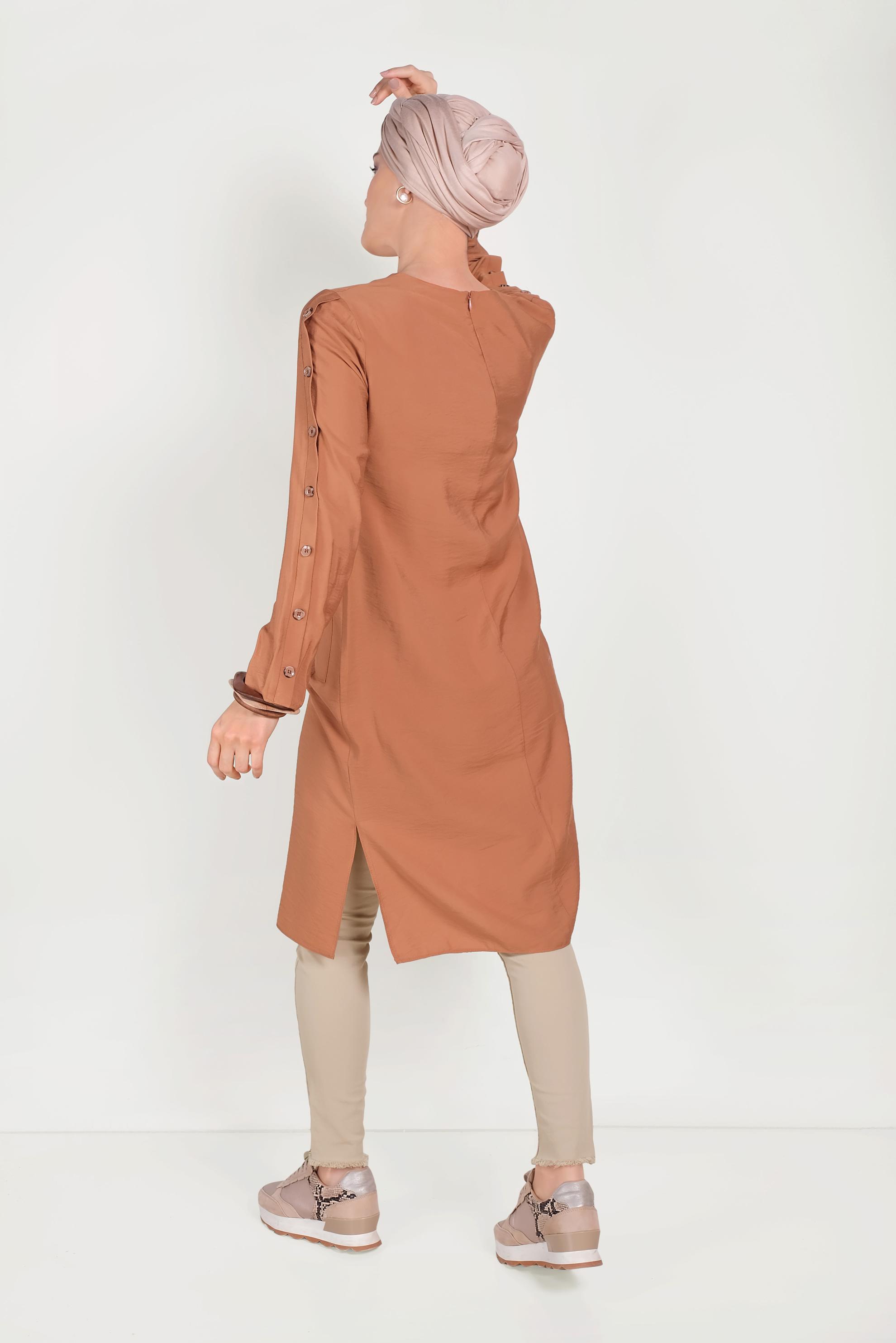 Vêtements hijab BRUN 70055 GİZELLLA PANTOLON 36/44