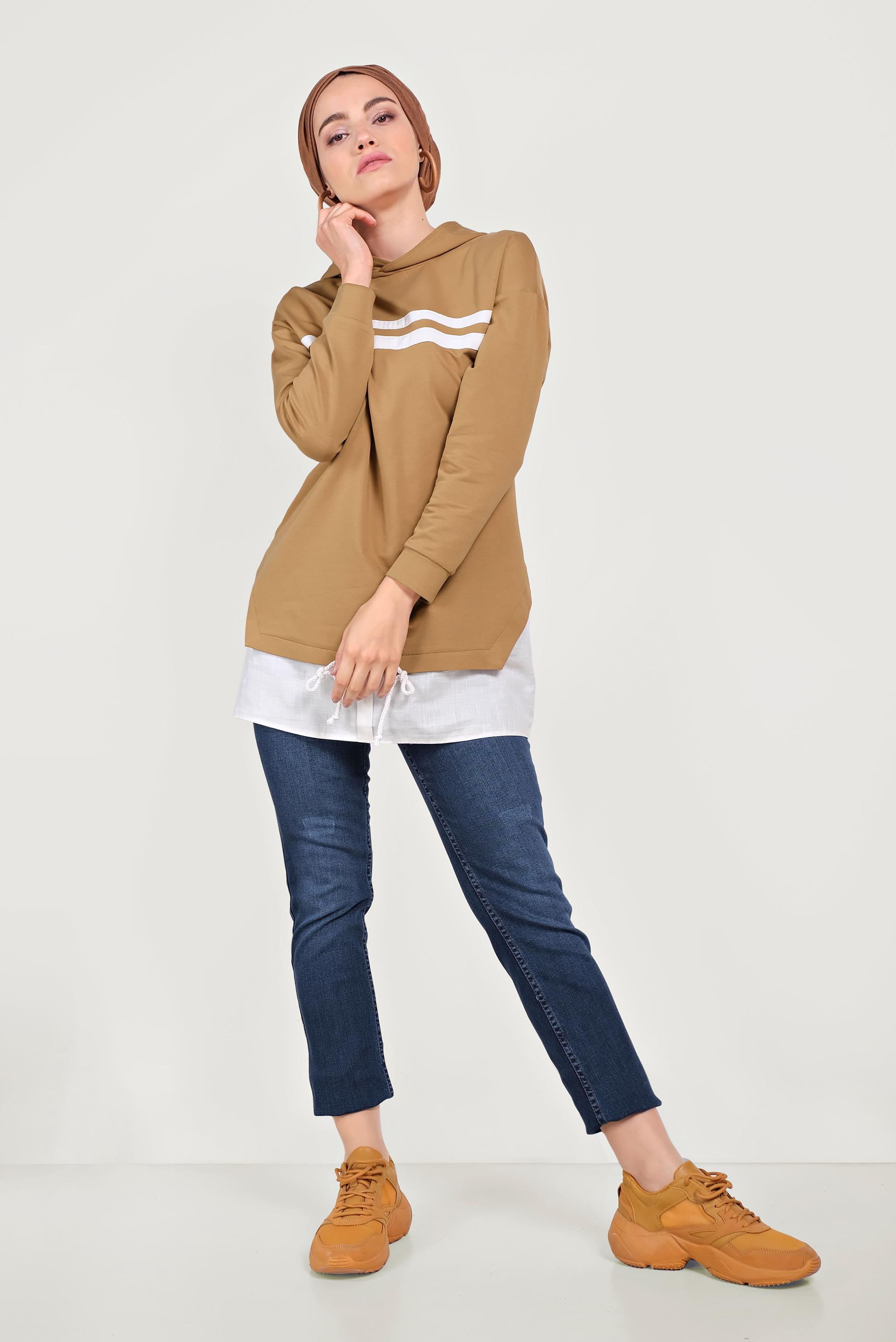 Hijab clothing NAVY BLUE DENIM PANTS 70060 