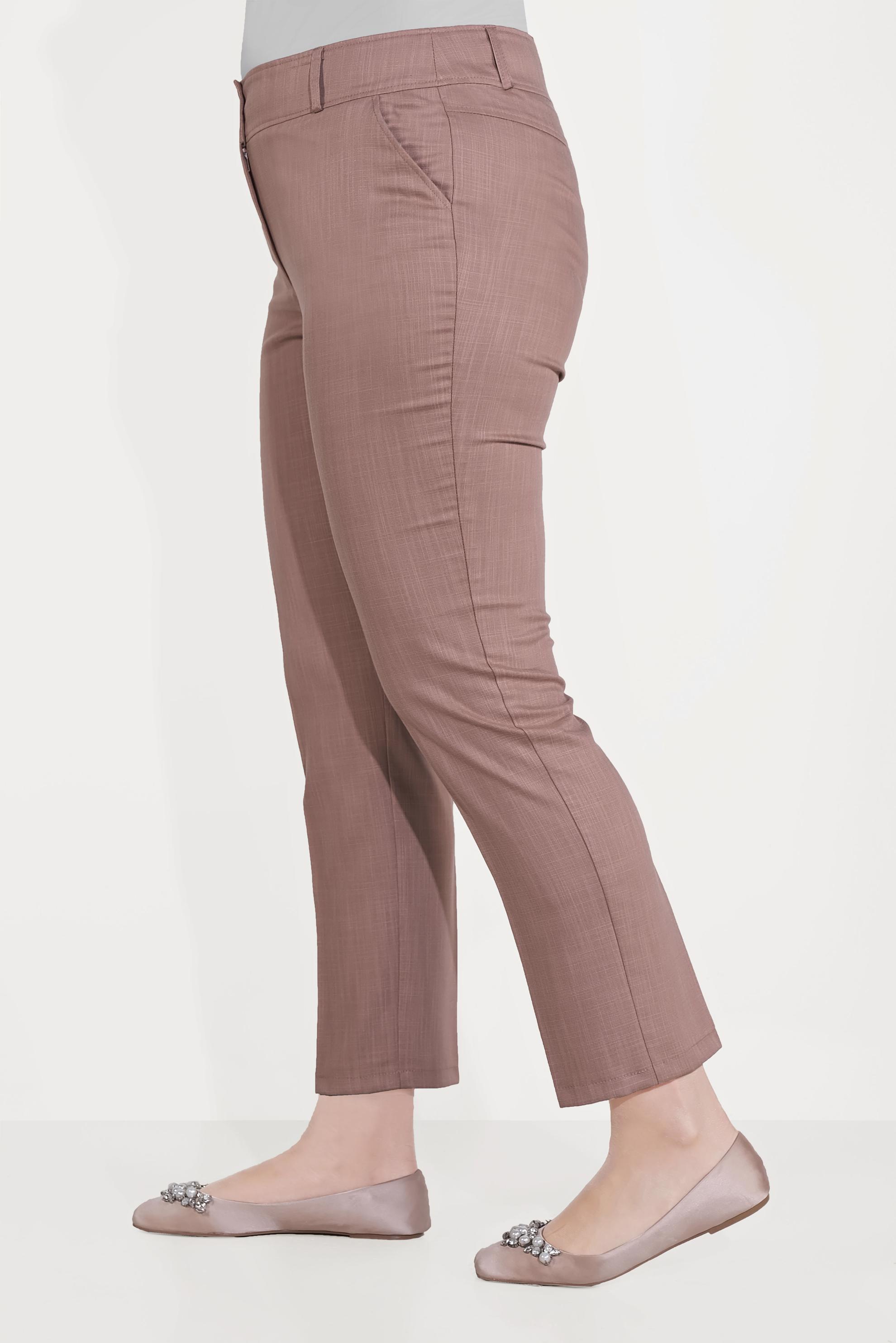 Vêtements hijab ROSE PANTALON À JAMBE LARGE TAILLE RÉGULİÈRE 70070